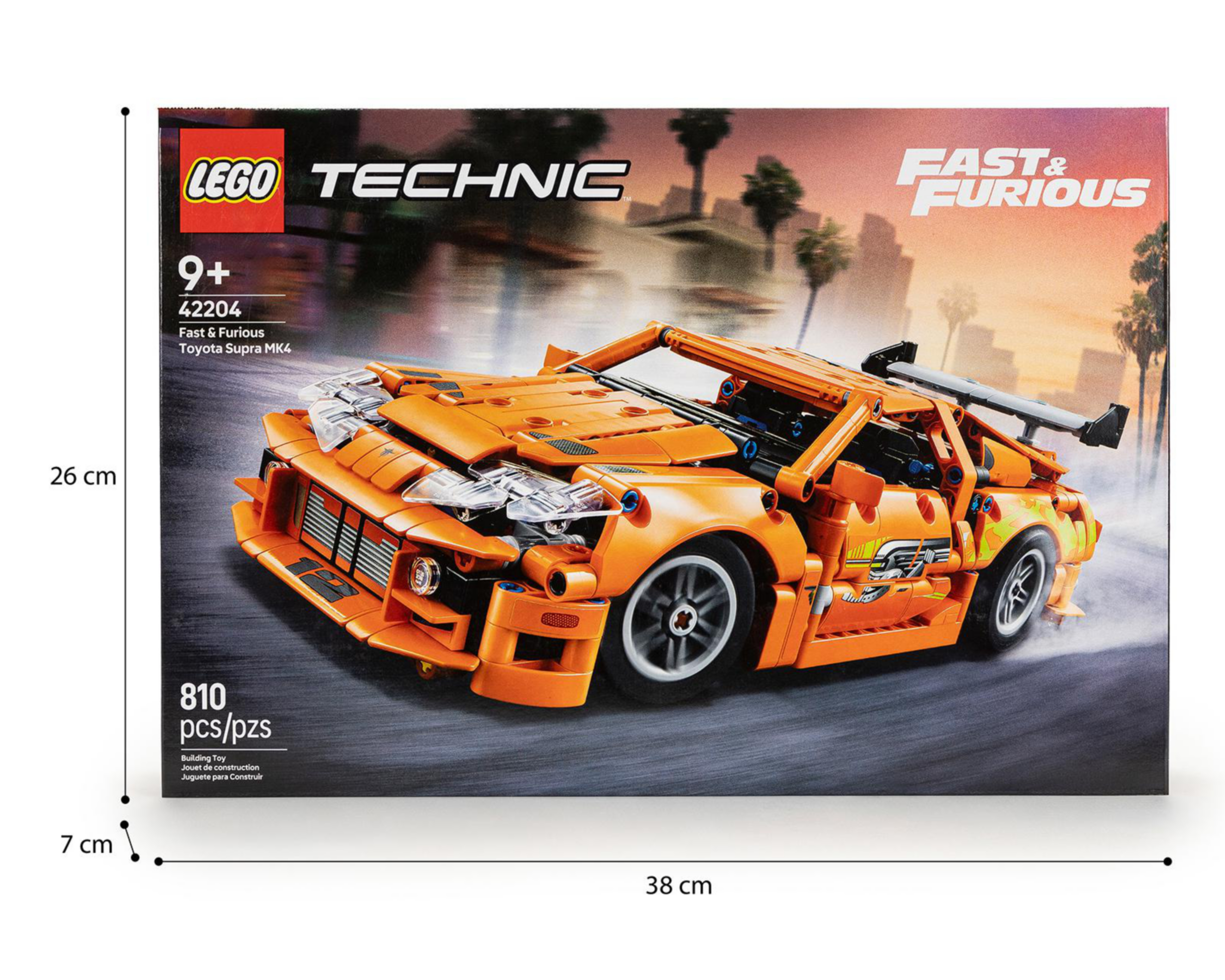 Foto 11 pulgar | LEGO Rápido y Furioso Toyota Supra MK4