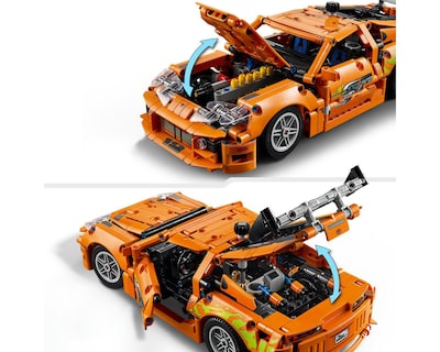 Foto 8 | LEGO Rápido y Furioso Toyota Supra MK4