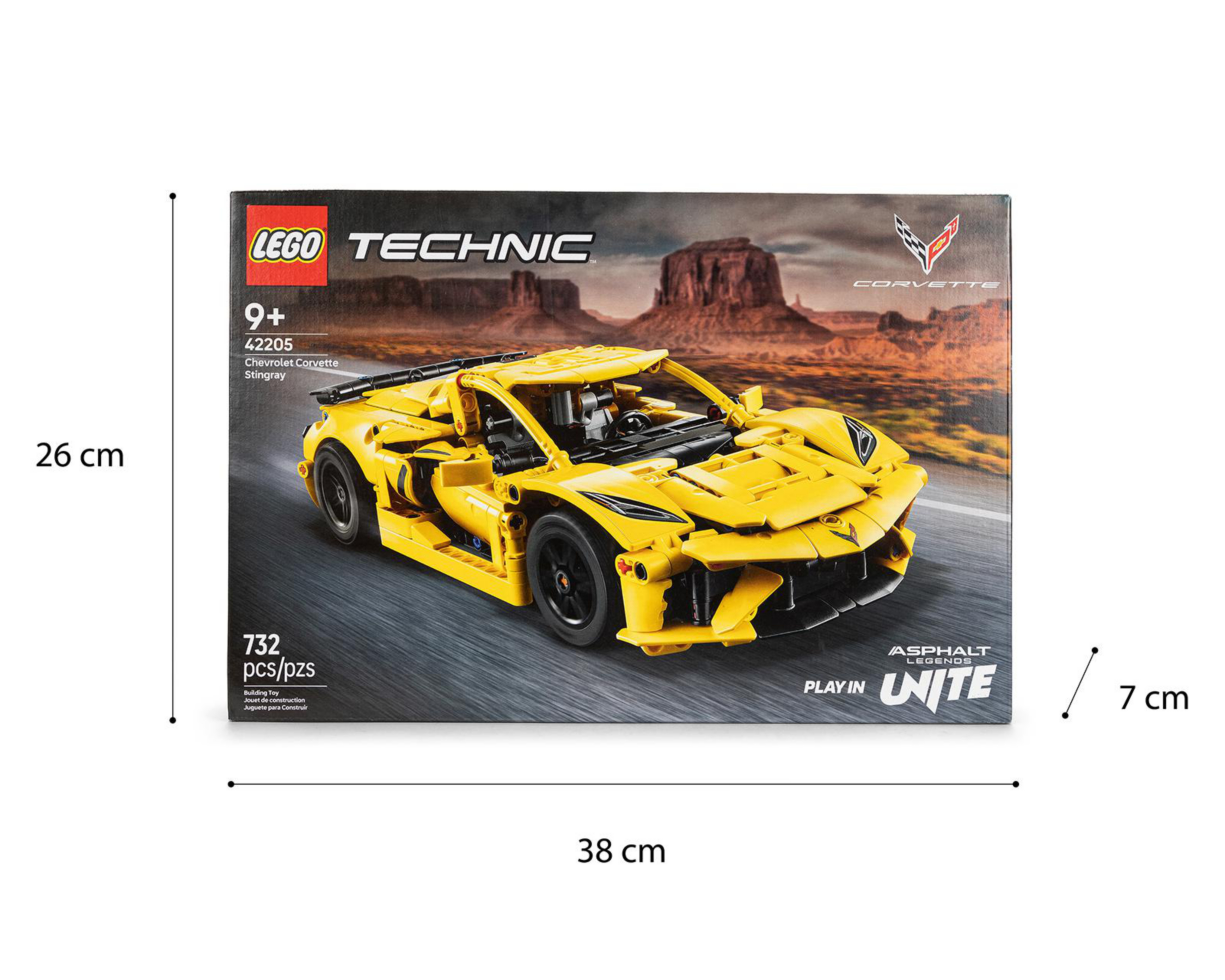 Foto 11 pulgar | LEGO Technic: Chevrolet Corvette Stingray