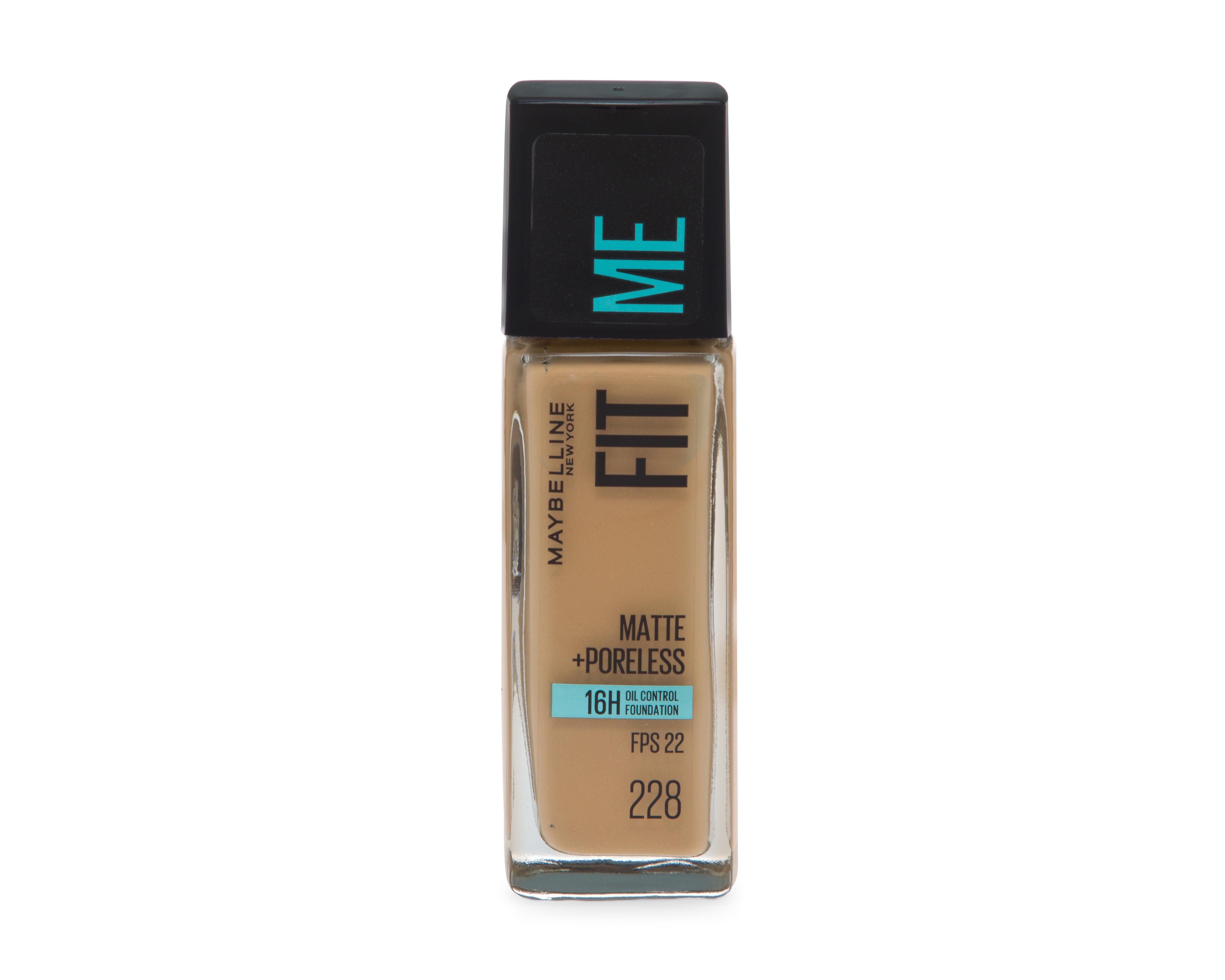 Base de Maquillaje Maybelline Fit Me Matte + Poreless 228 Soft Tan 30 ml