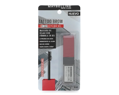 Foto 1 | Estilizador de Cejas Maybelline Tattoo Brow Gel 3D Deep Brown 6 ml