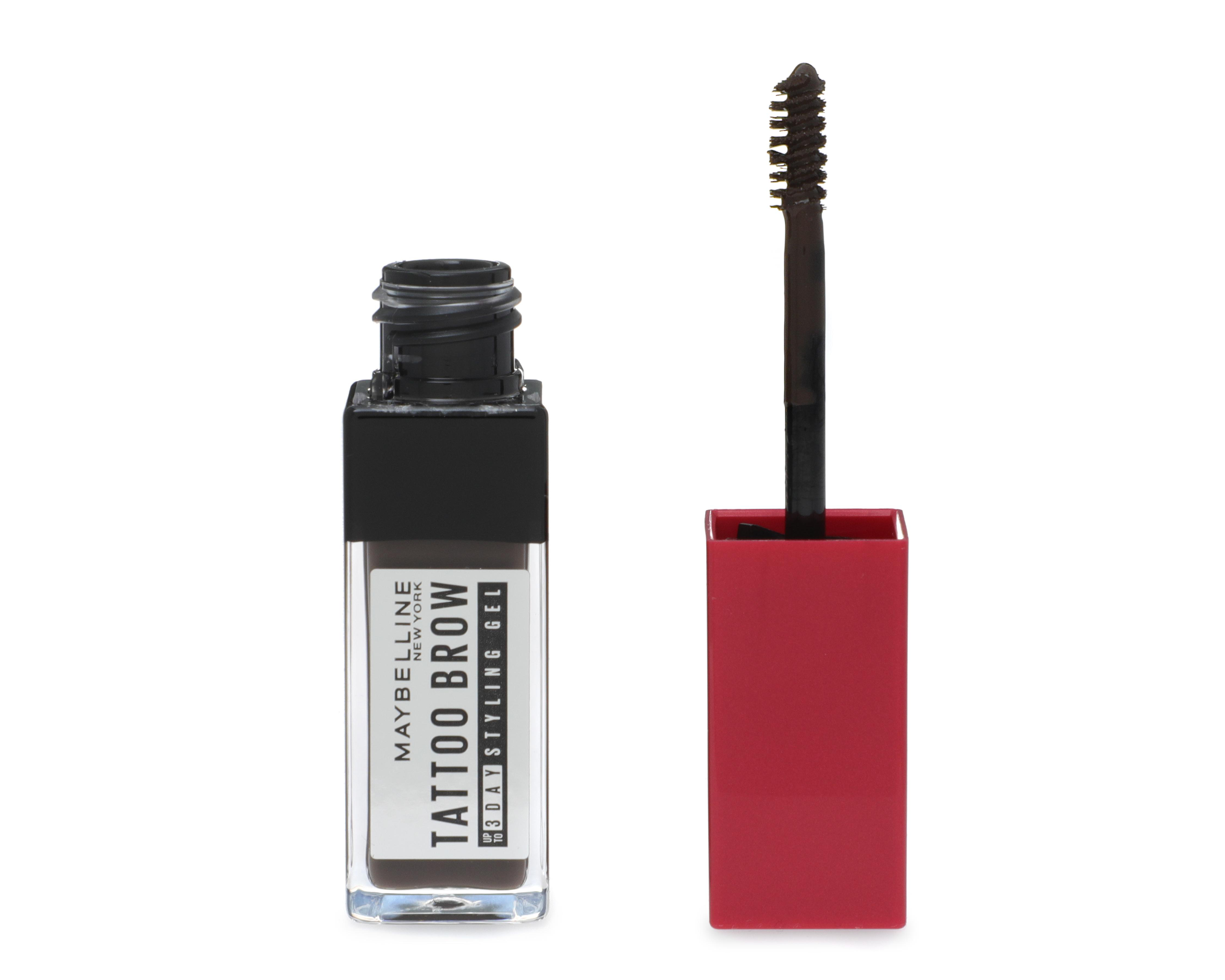 Foto 3 pulgar | Estilizador de Cejas Maybelline Tattoo Brow Gel 3D Deep Brown 6 ml