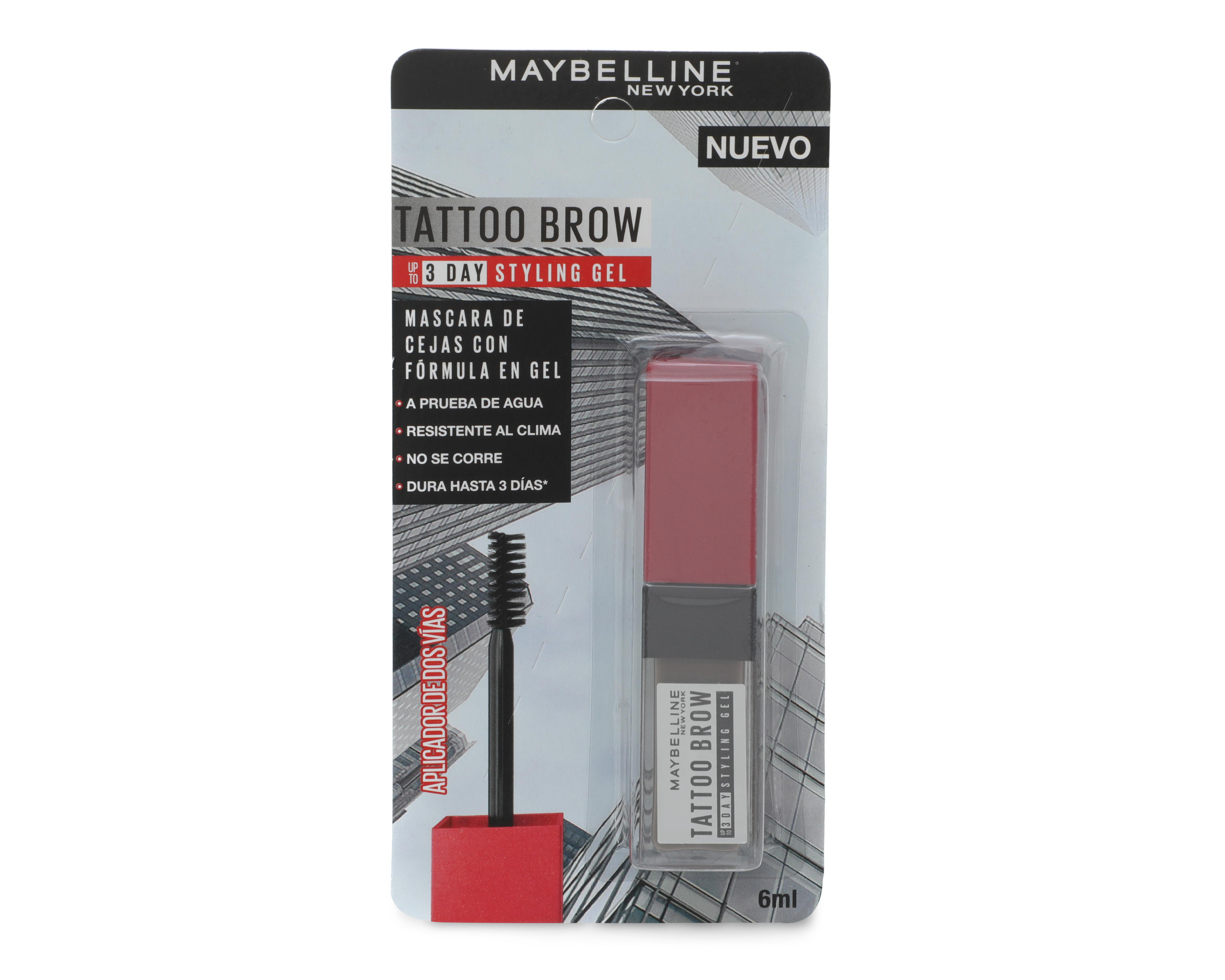 Foto 1 | Máscara de Cejas Maybelline Tattoo Brow Gel 3D Warm 6 ml