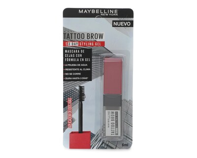 Foto 1 | Máscara de Cejas Maybelline Tattoo Brow Gel 3D Warm 6 ml