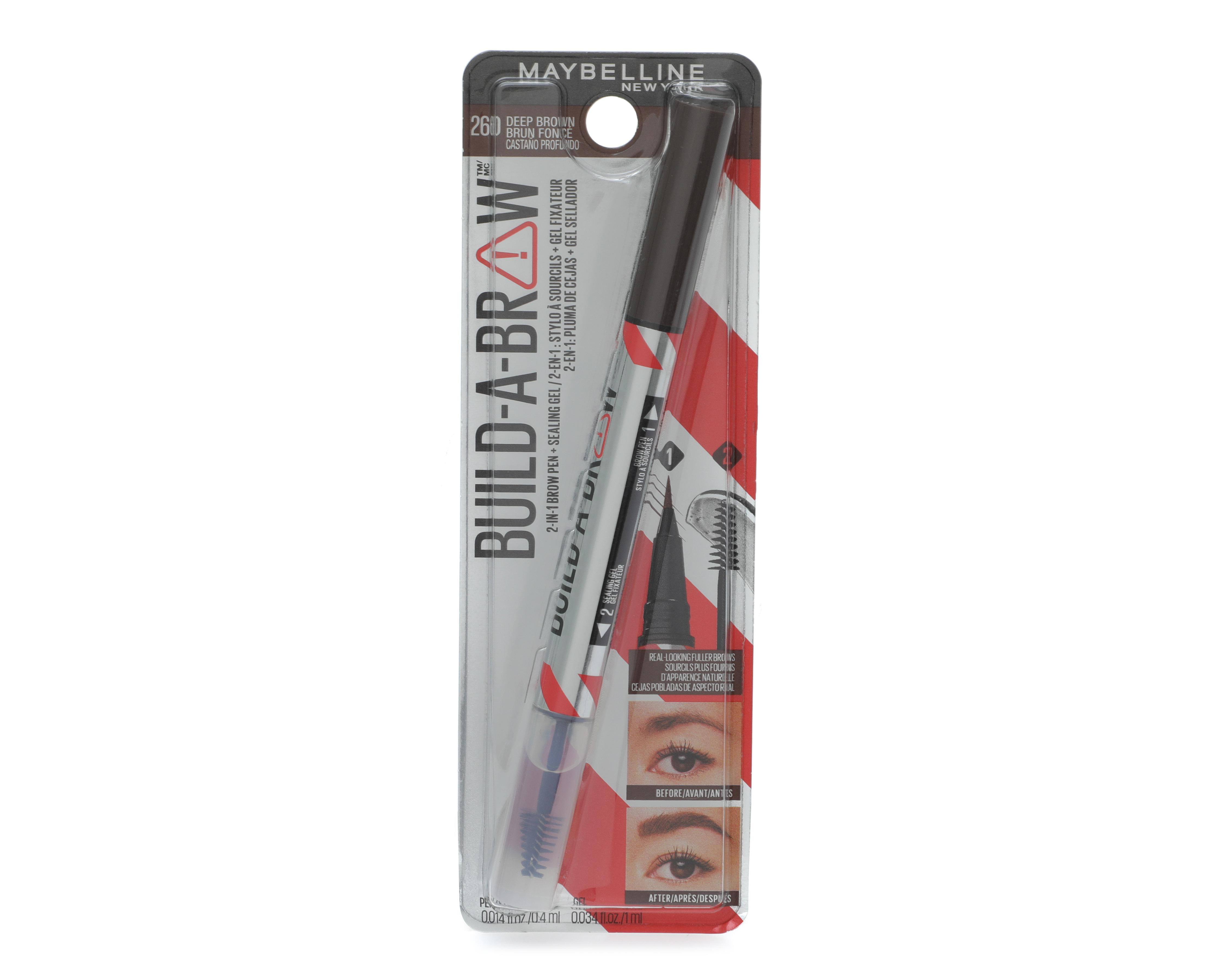 Foto 1 | Gel Fijador de Cejas Maybelline Build a Brow 260 Deep Brown 1.4 ml