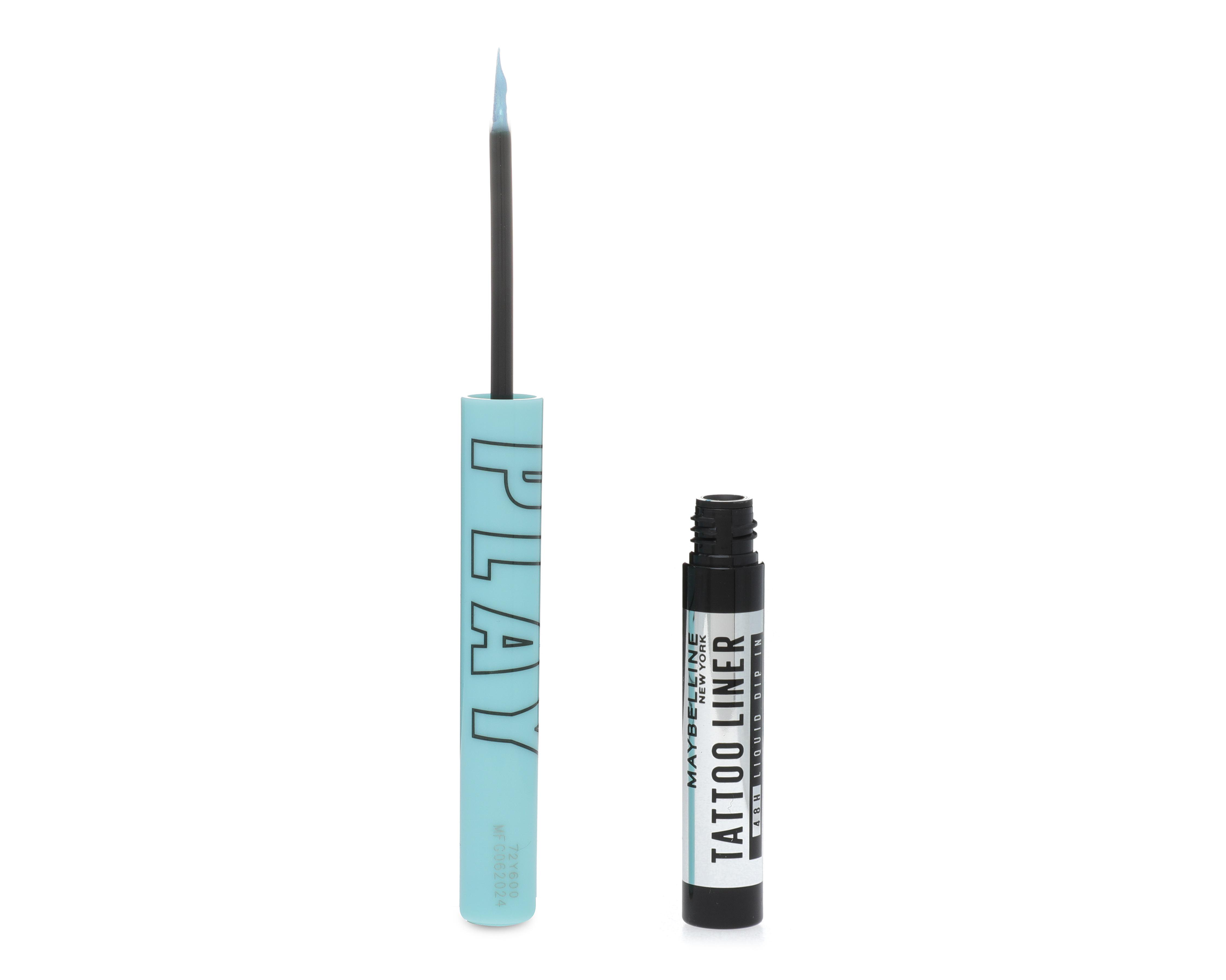 Foto 3 pulgar | Delineador para Ojos Maybelline Tattoo Liner Play Azul 2.1 ml