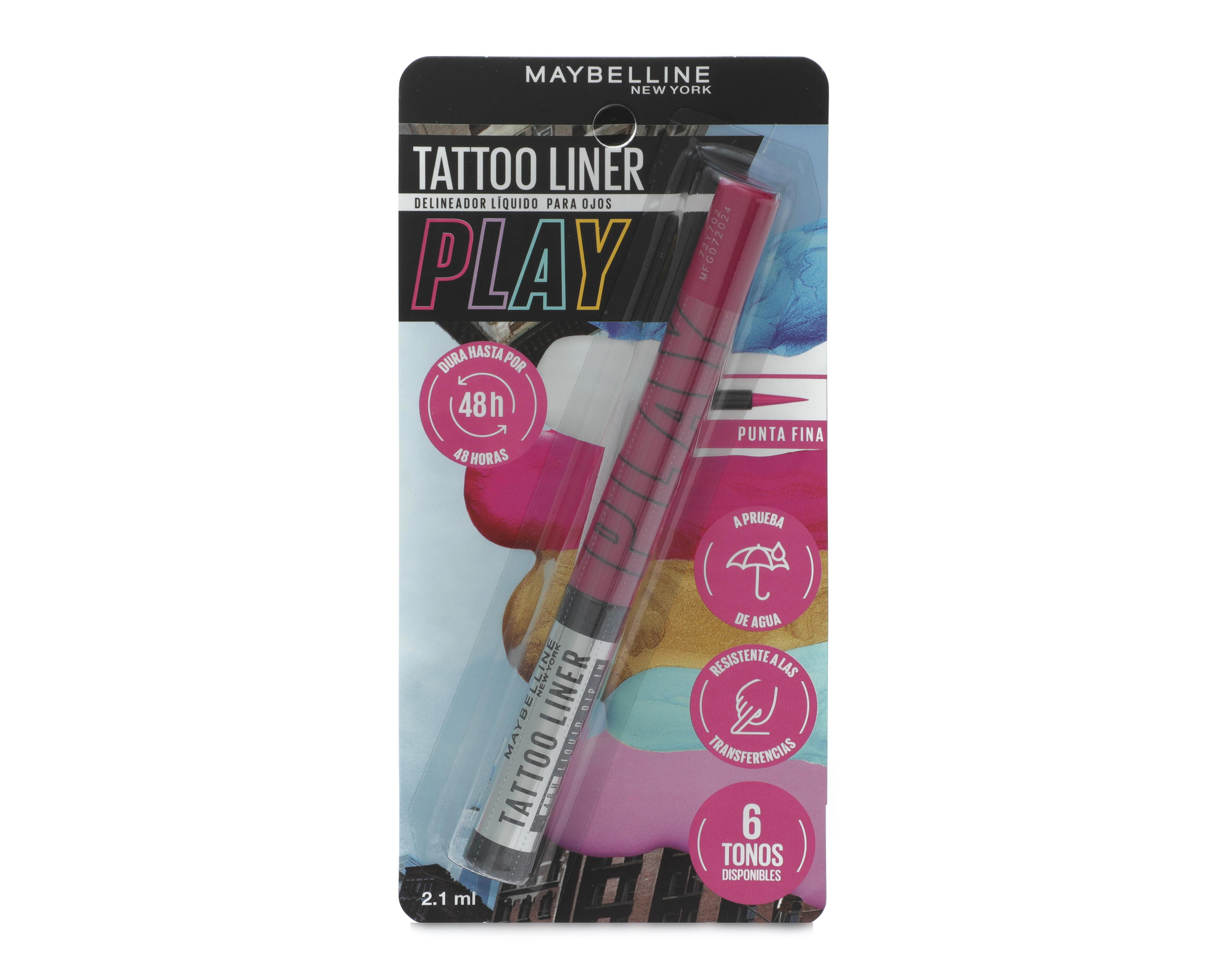 Delineador para Ojos Maybelline Tattoo Liner Play Magenta 2.1 ml