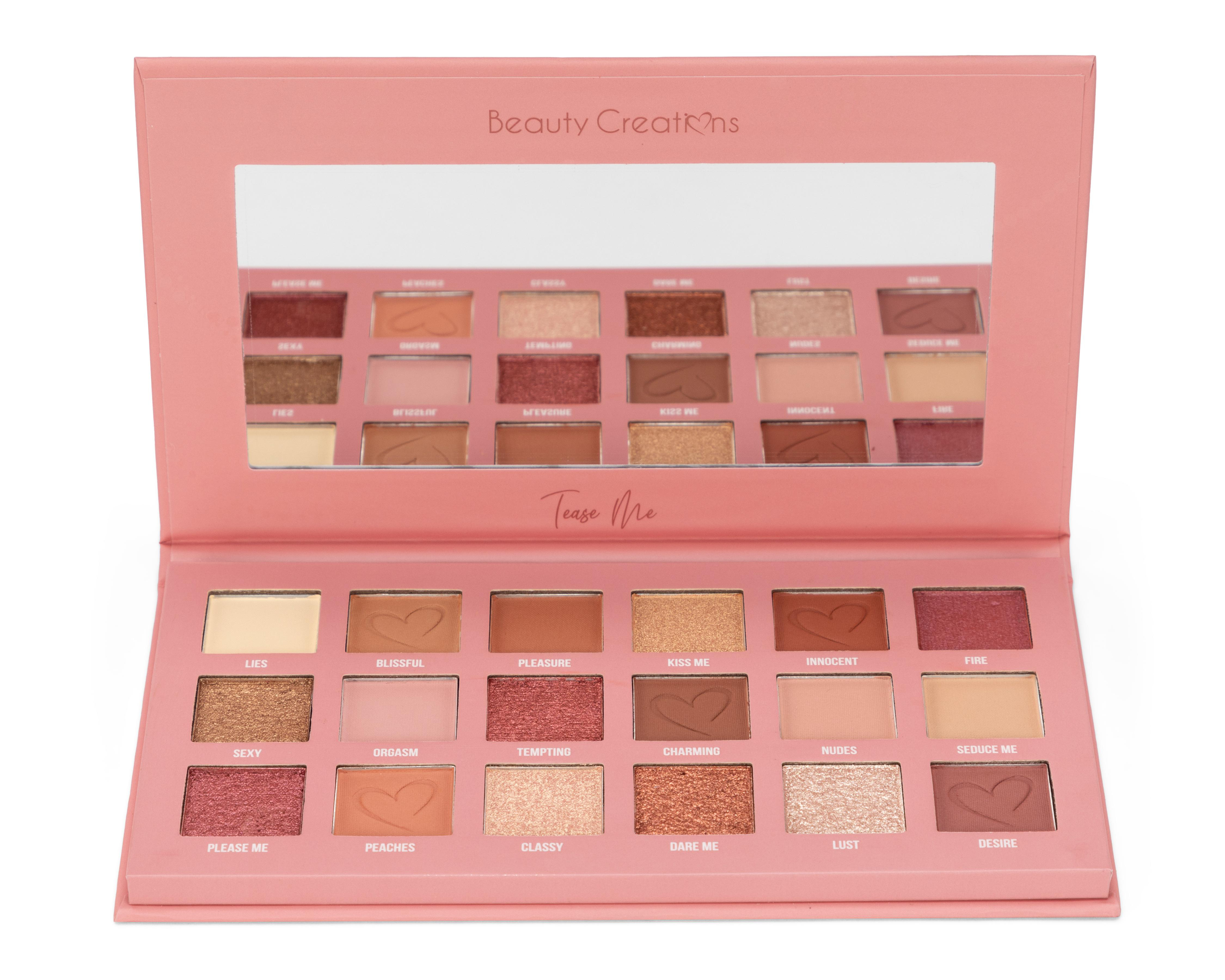 Sombras para Ojos Beauty Creations Tease Me 18 Tonos $299