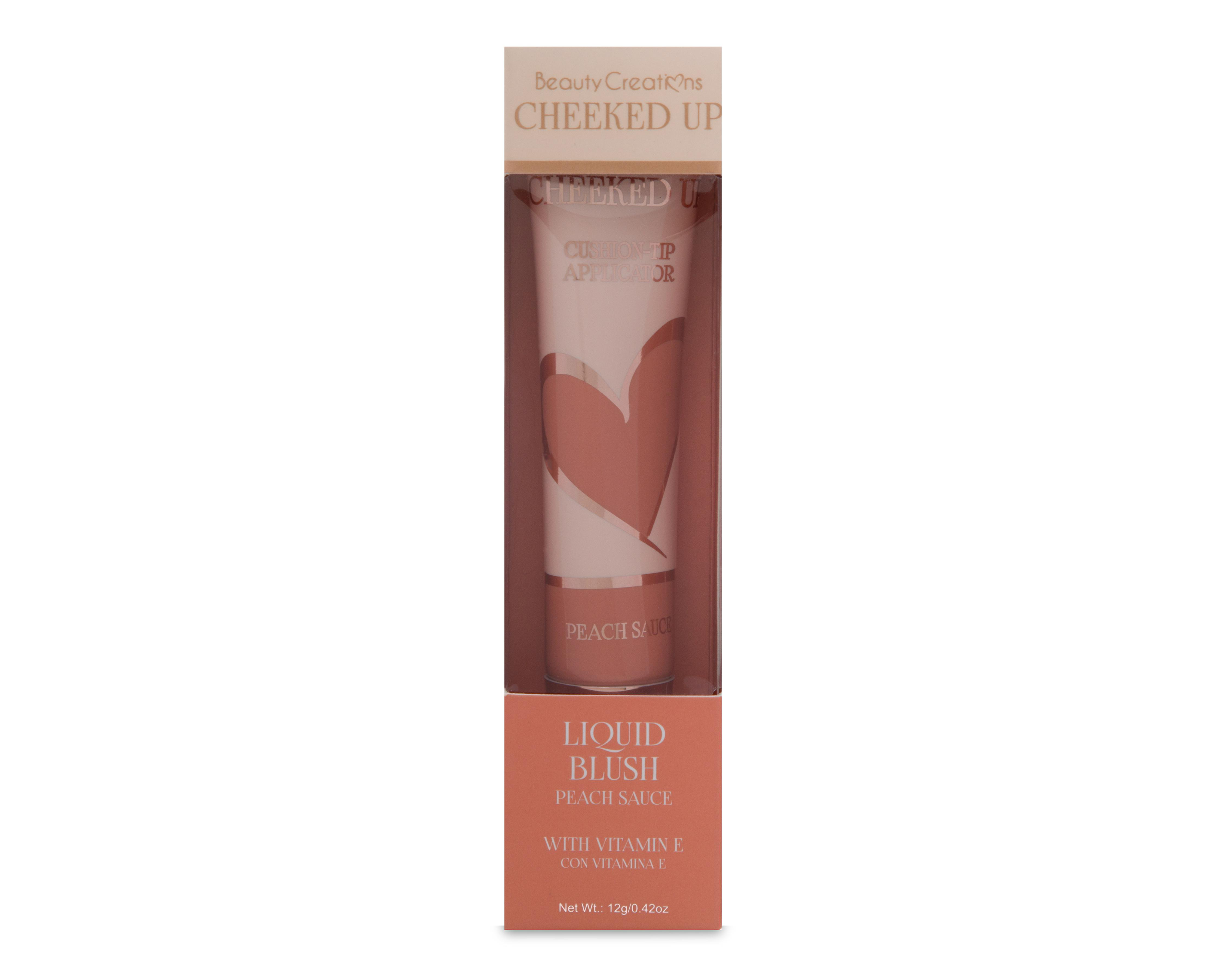 Foto 2 pulgar | Rubor Líquido Beauty Creations Cheeked Up Peach Sauce