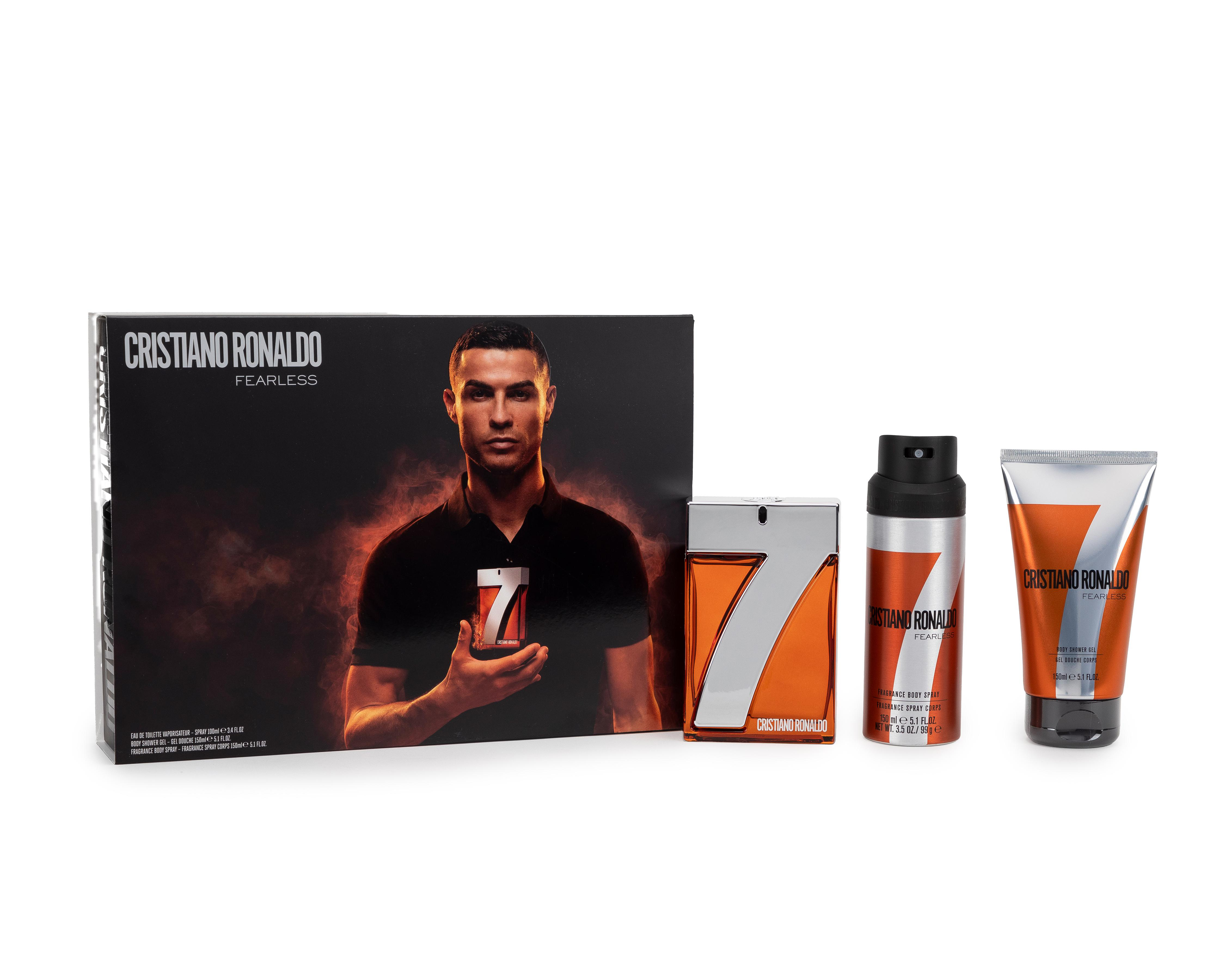 Estuche para Hombre Cristiano Ronaldo CR7 Fearless 3 Piezas