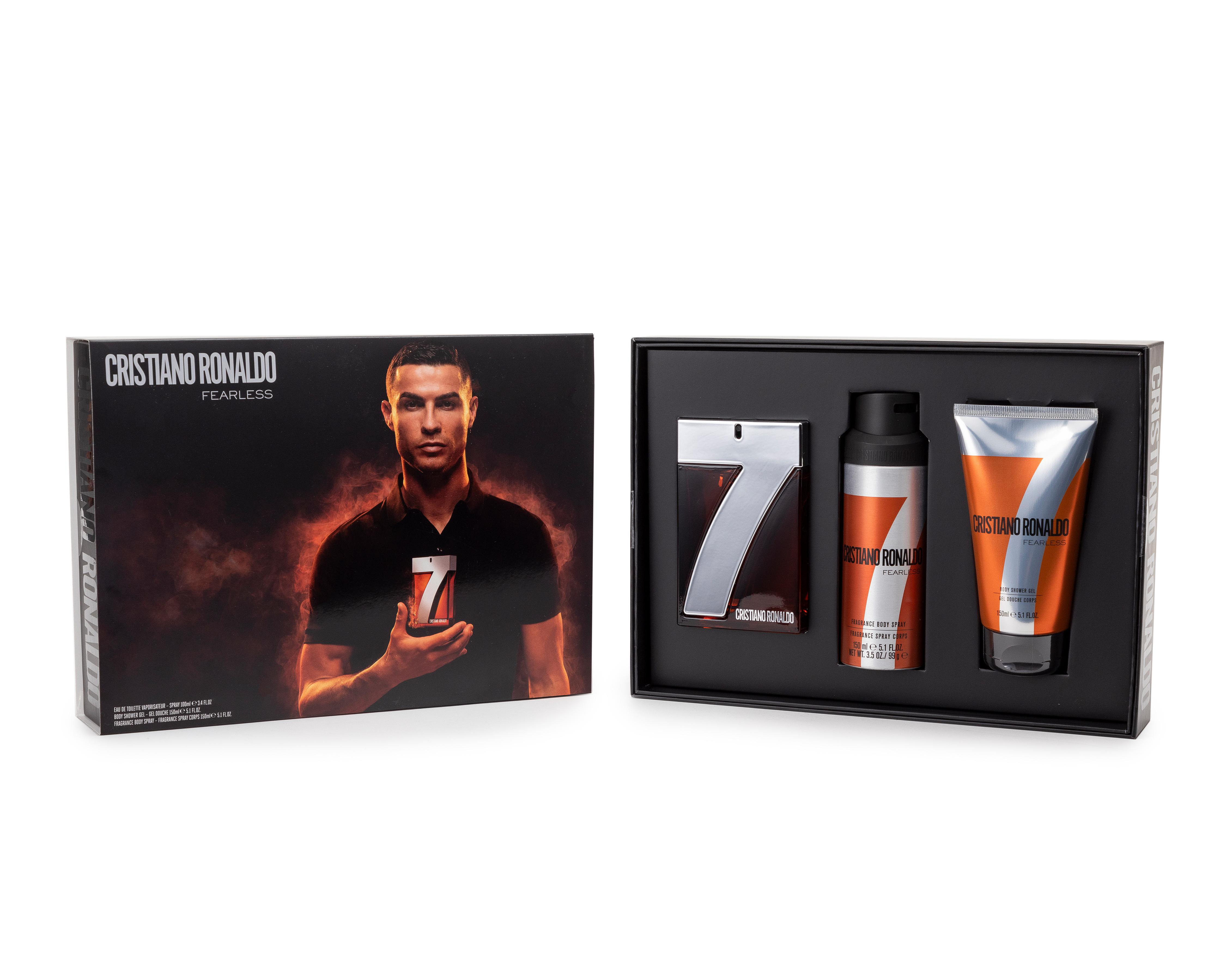 Foto 5 pulgar | Estuche para Hombre Cristiano Ronaldo CR7 Fearless 3 Piezas