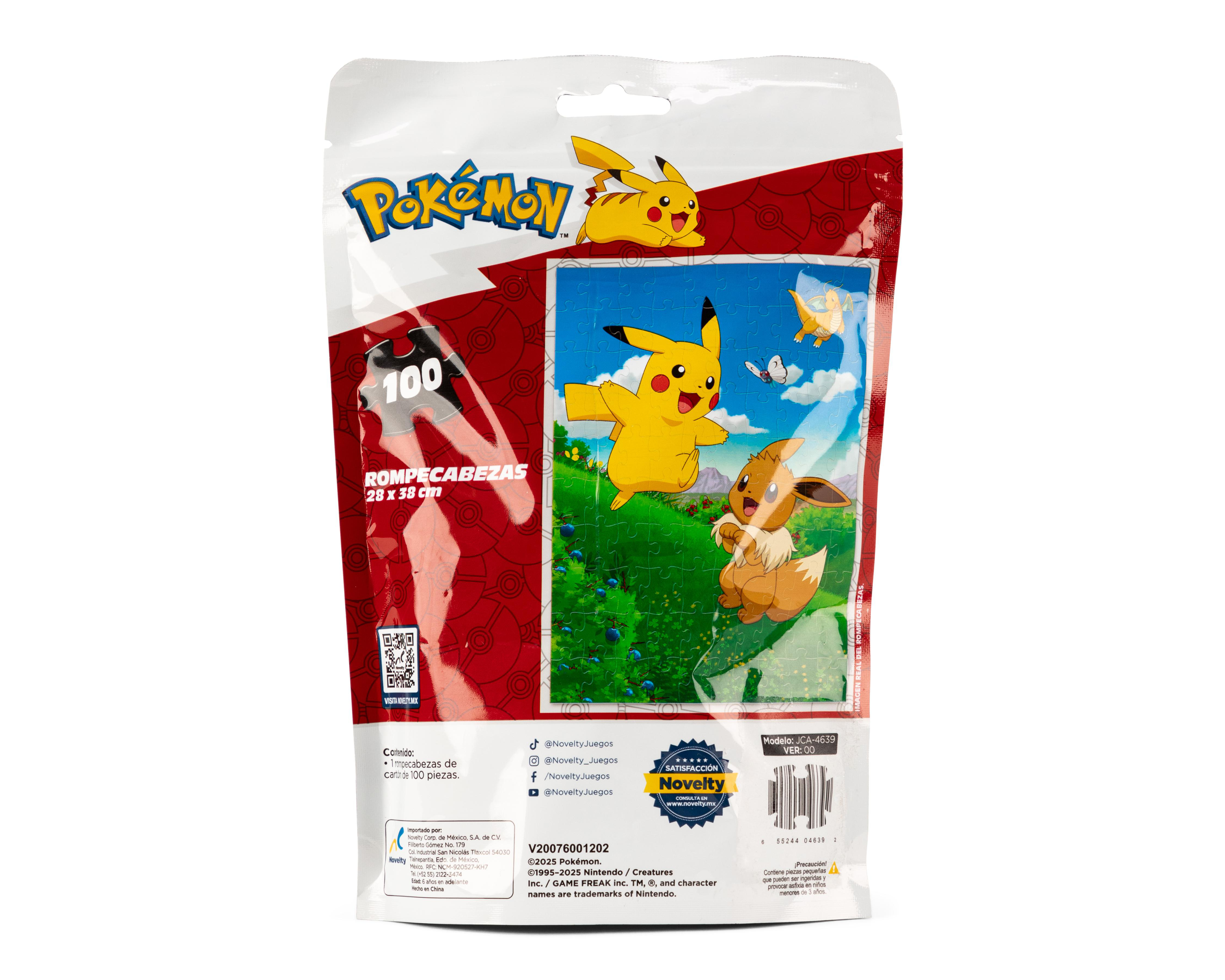 Foto 3 pulgar | Rompecabezas Pokémon Novelty 100 Piezas