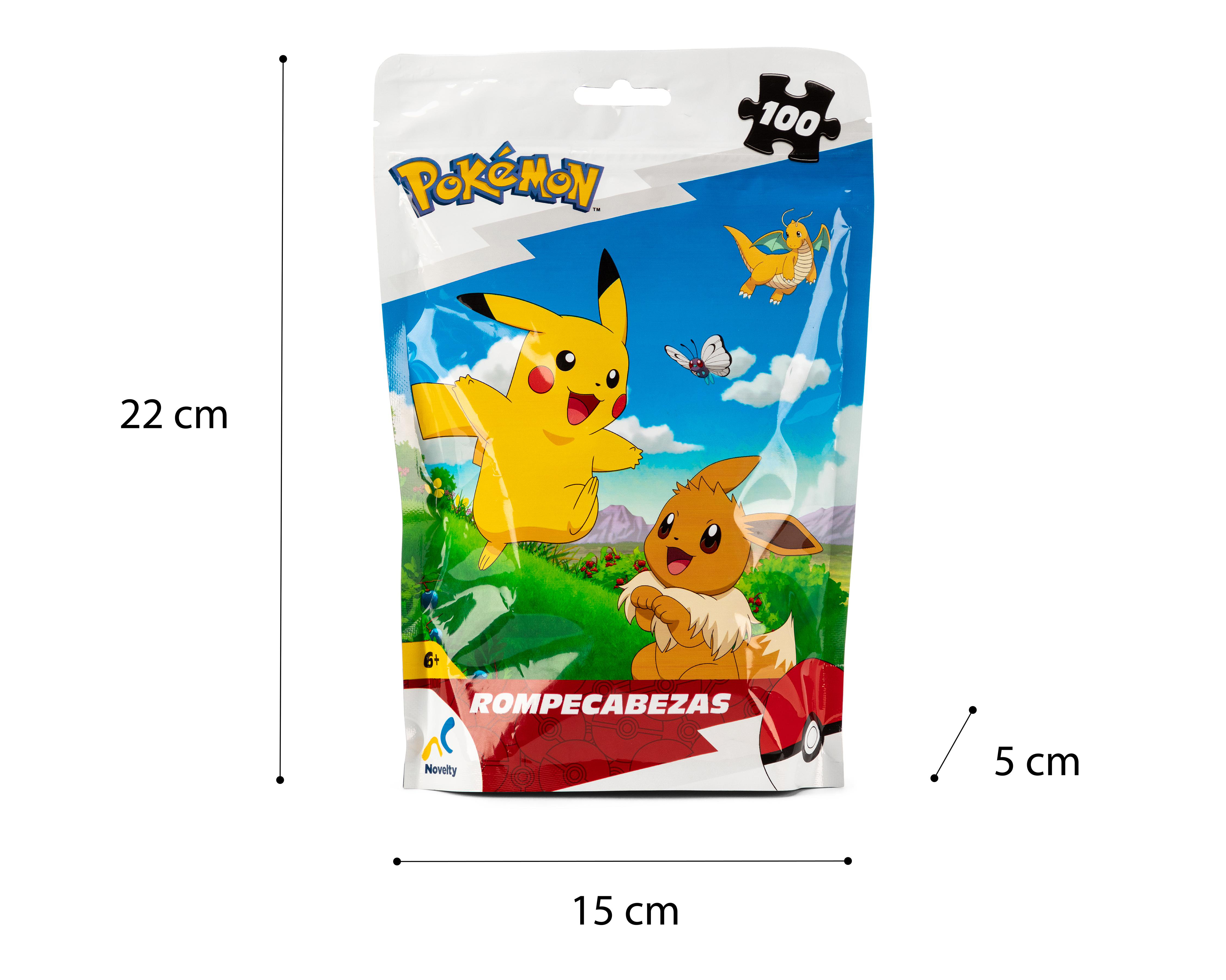 Foto 5 pulgar | Rompecabezas Pokémon Novelty 100 Piezas