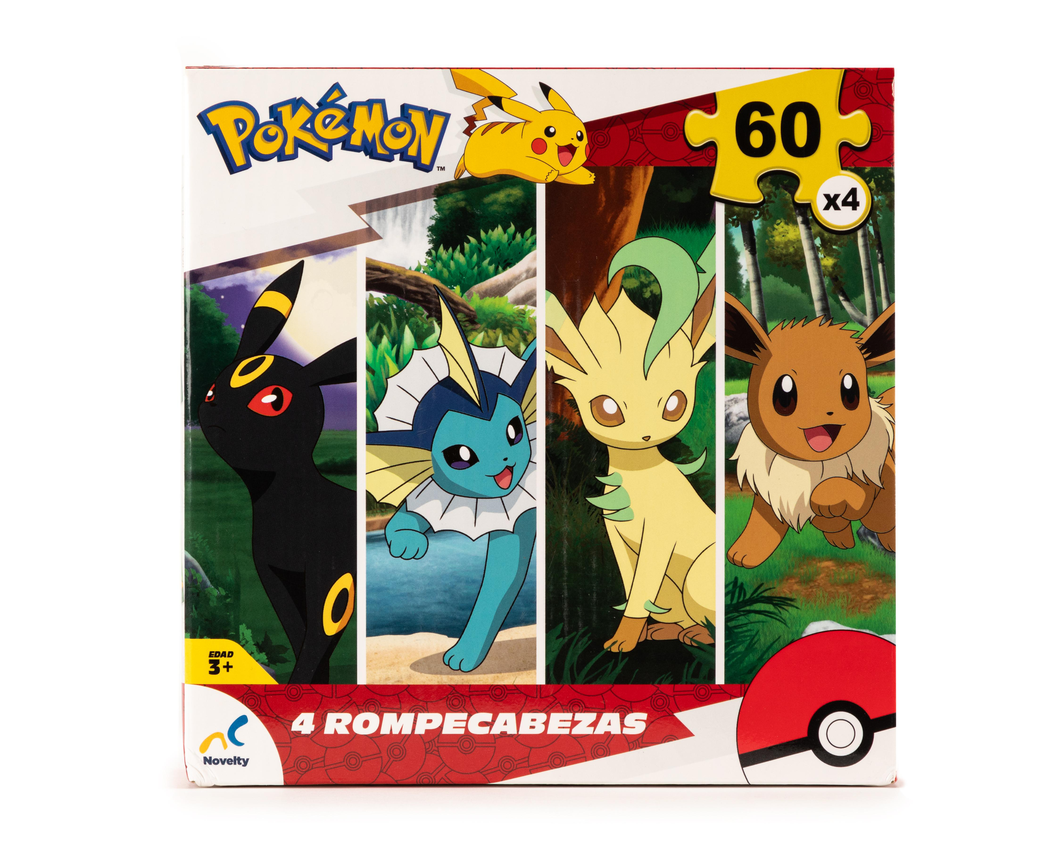 Foto 2 pulgar | Rompecabezas Pokémon 4 en 1 240 Piezas