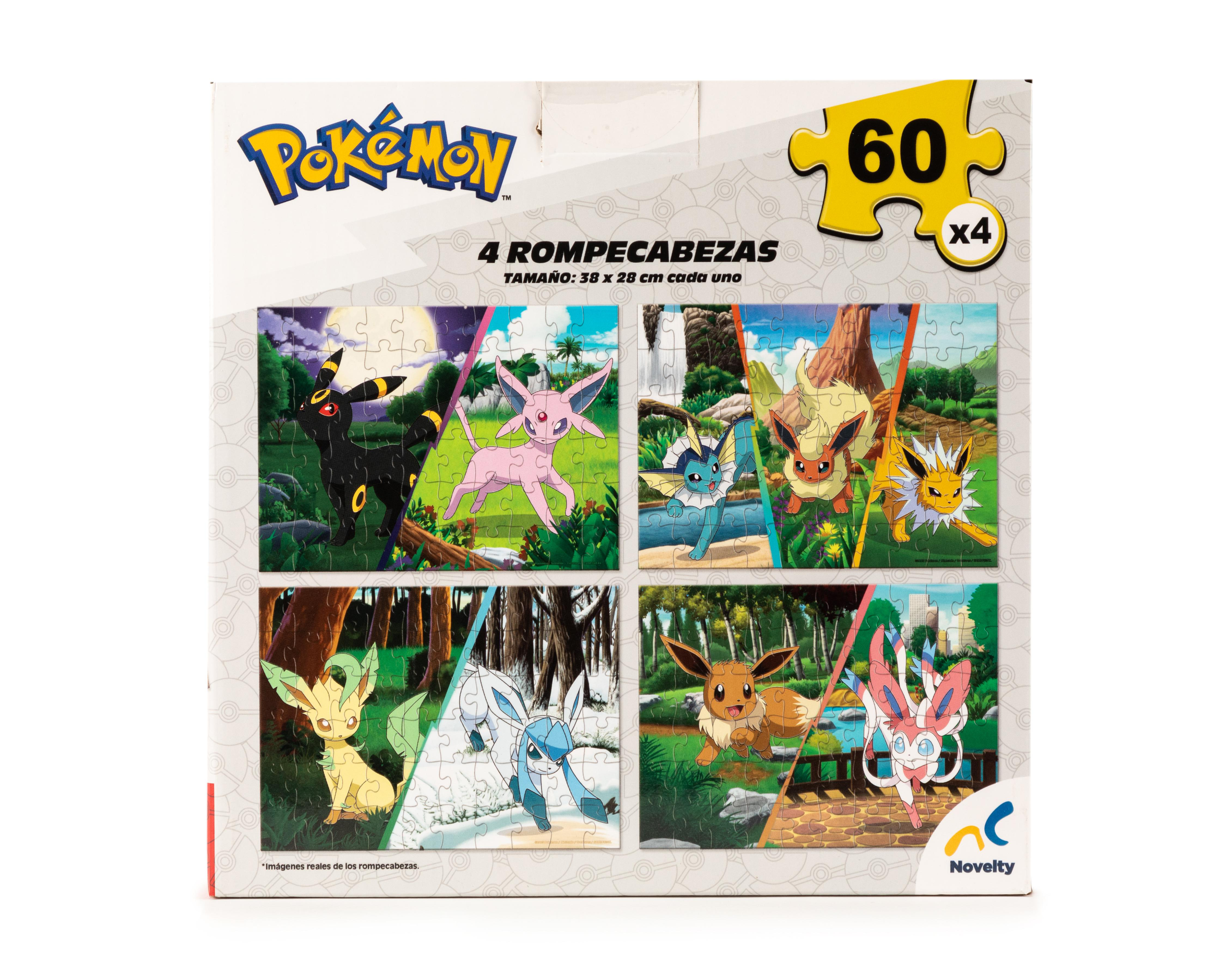 Foto 3 pulgar | Rompecabezas Pokémon 4 en 1 240 Piezas