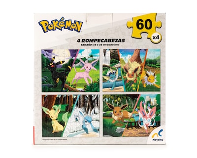 Foto 2 | Rompecabezas Pokémon 4 en 1 240 Piezas