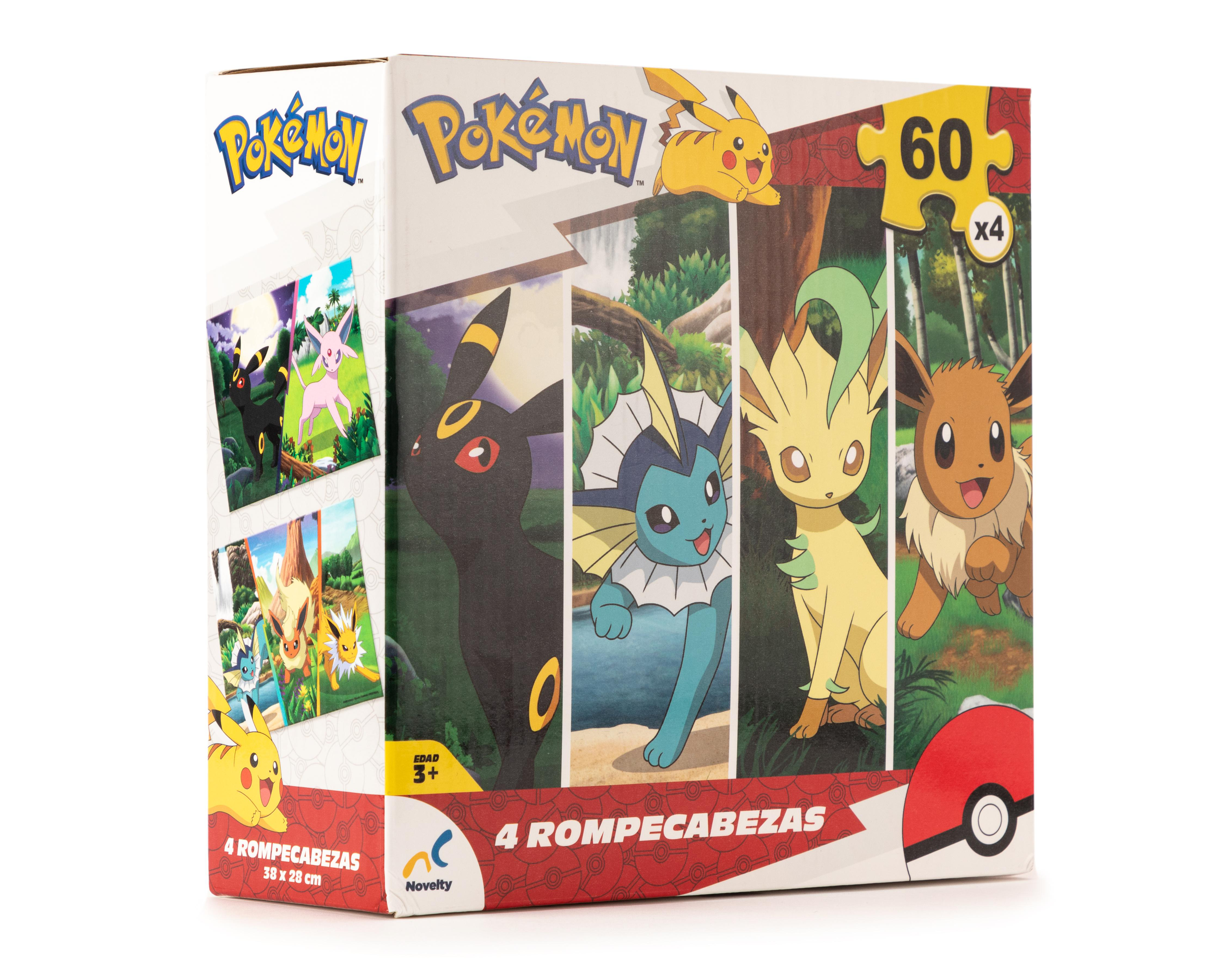Foto 4 pulgar | Rompecabezas Pokémon 4 en 1 240 Piezas