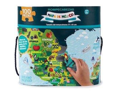 Foto 1 | Rompecabezas Mapa de México Novelty 100 Piezas