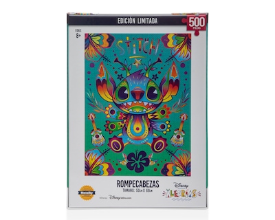 Foto 2 | Rompecabezas Disney Alegrías Stitch Novelty 500 Piezas