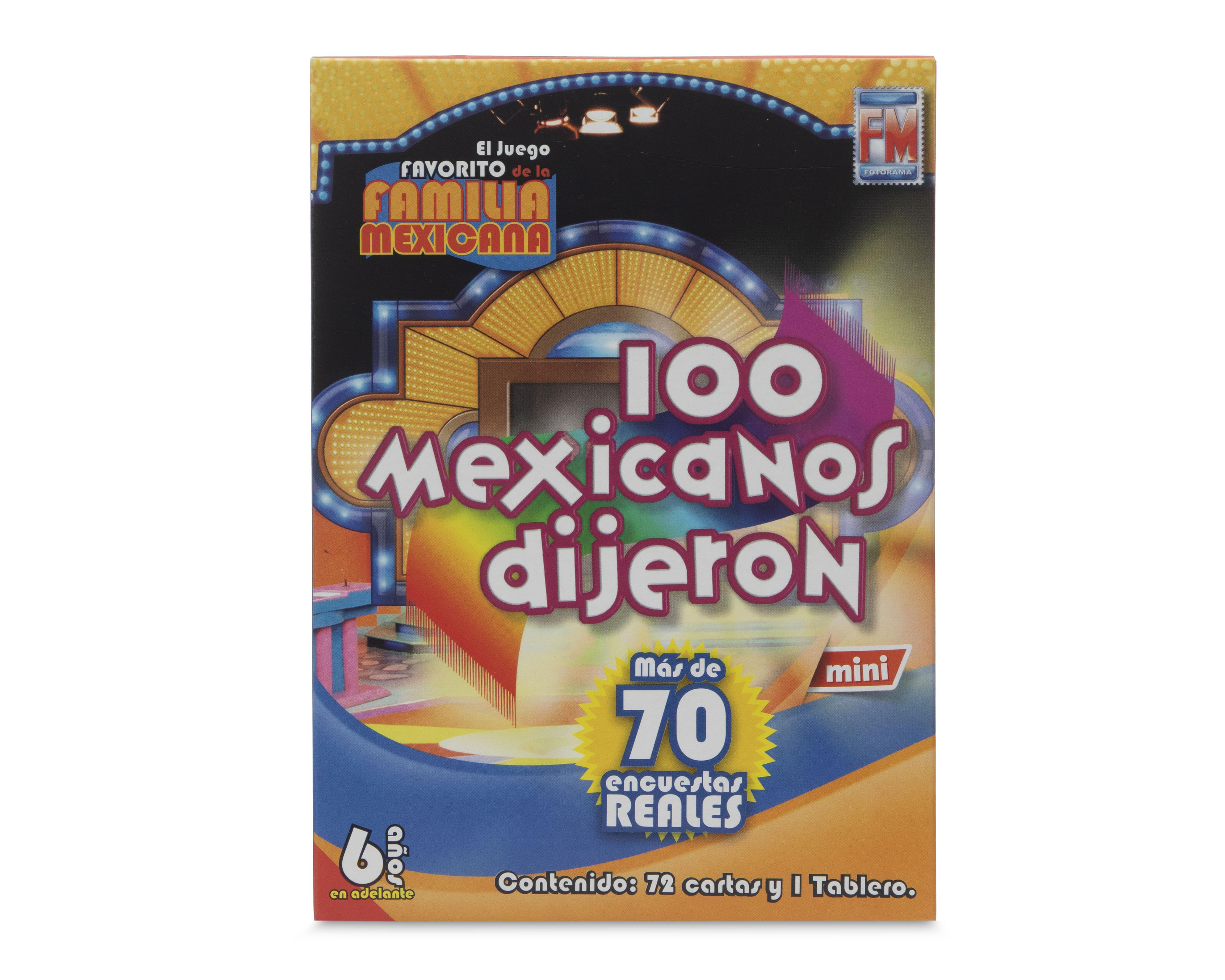 Foto 1 | Juego de Mesa 100 Mexicanos Dijeron Fotorama