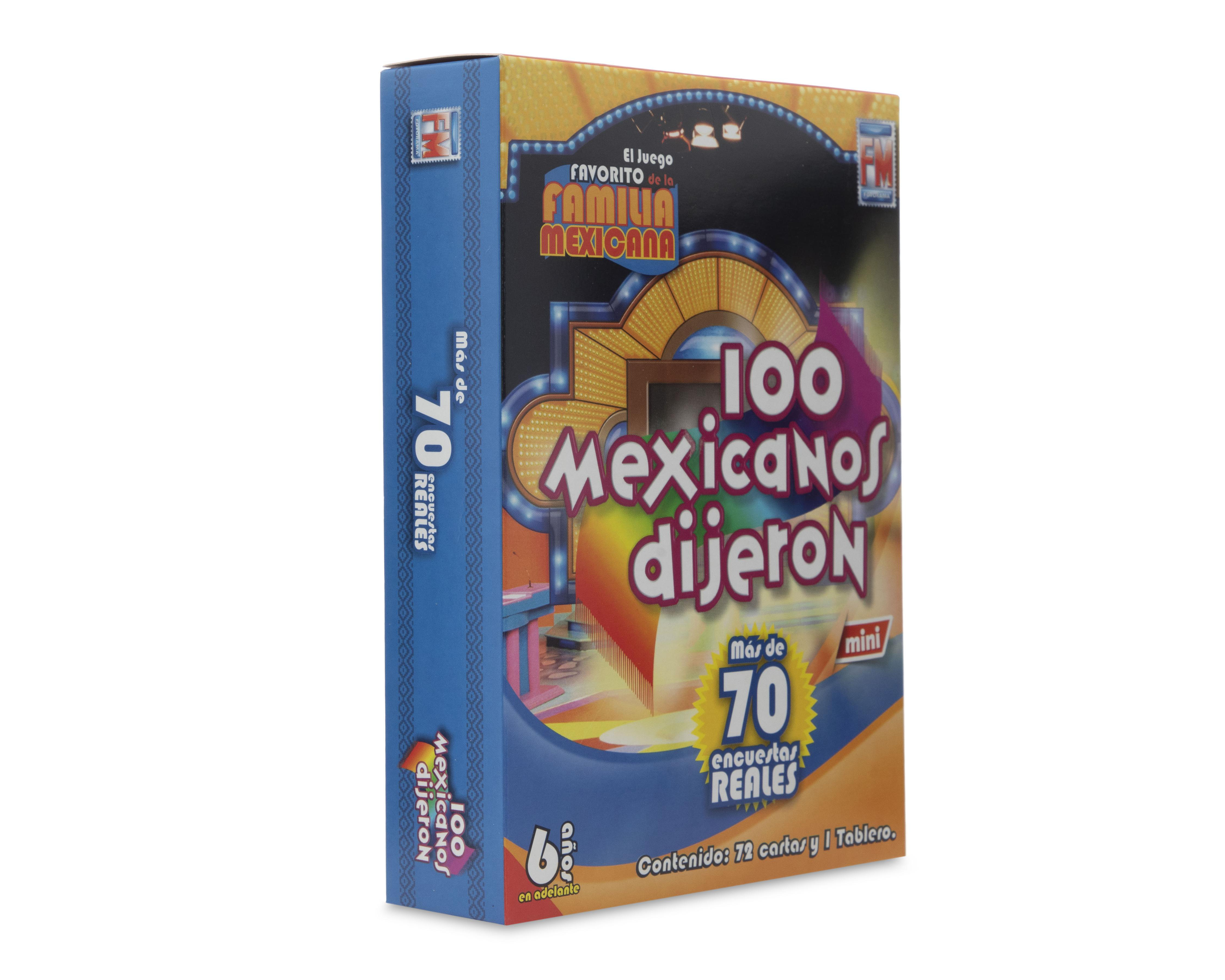 Foto 3 pulgar | Juego de Mesa 100 Mexicanos Dijeron Fotorama