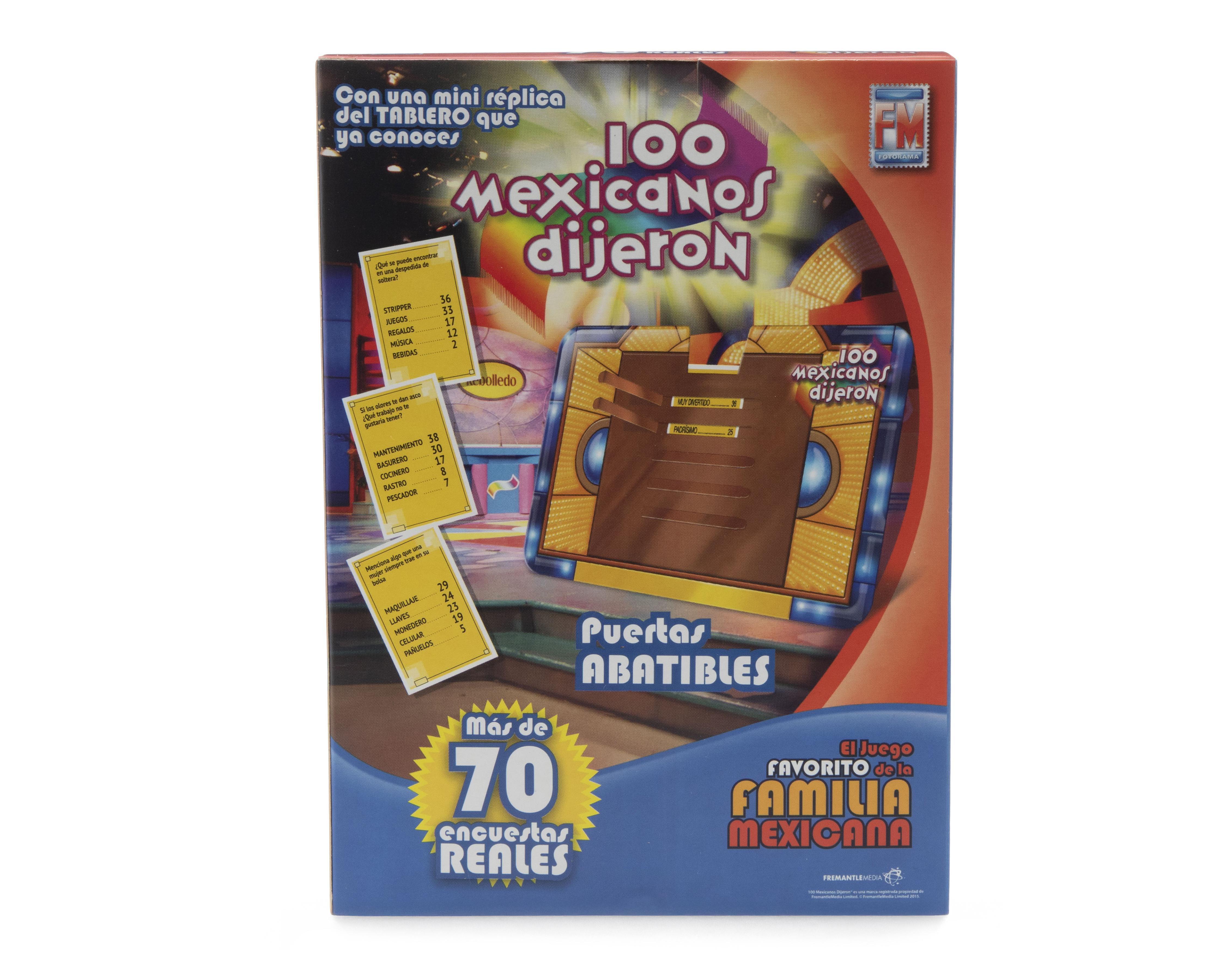 Foto 4 pulgar | Juego de Mesa 100 Mexicanos Dijeron Fotorama