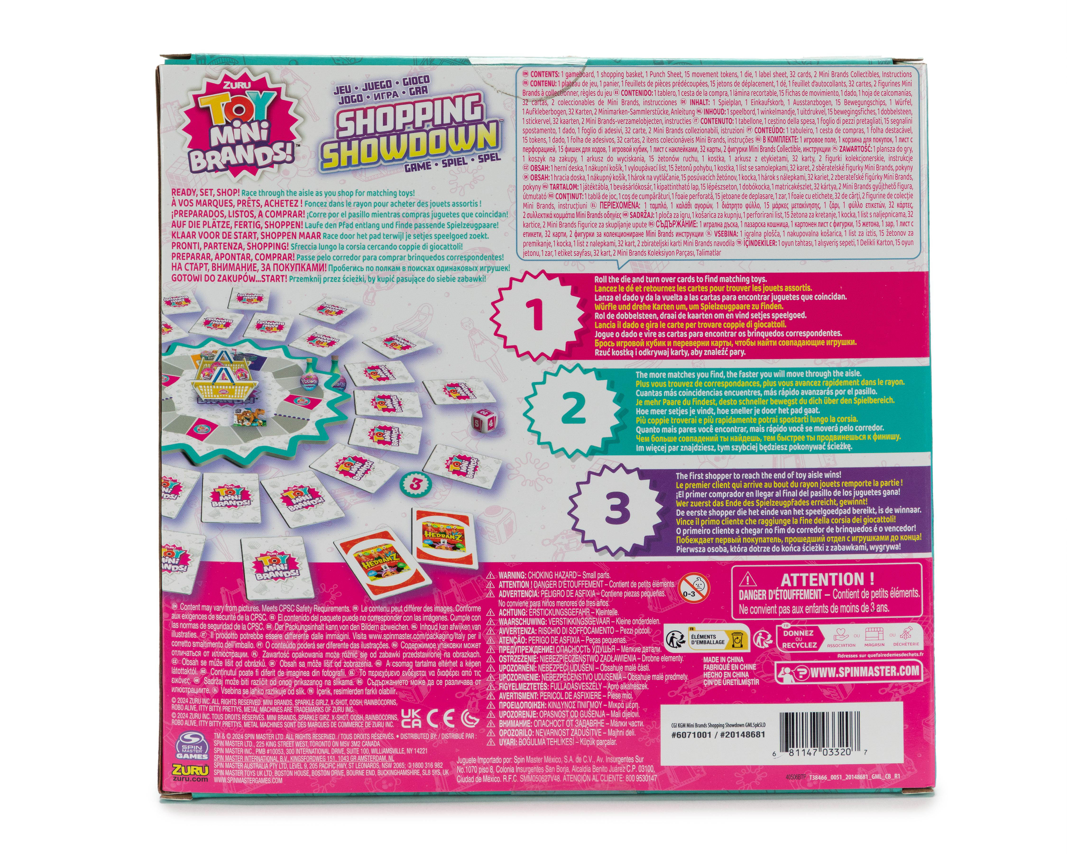 Foto 2 | Juego de Mesa Shopping Showdown Game Zuru Toy Mini Brands