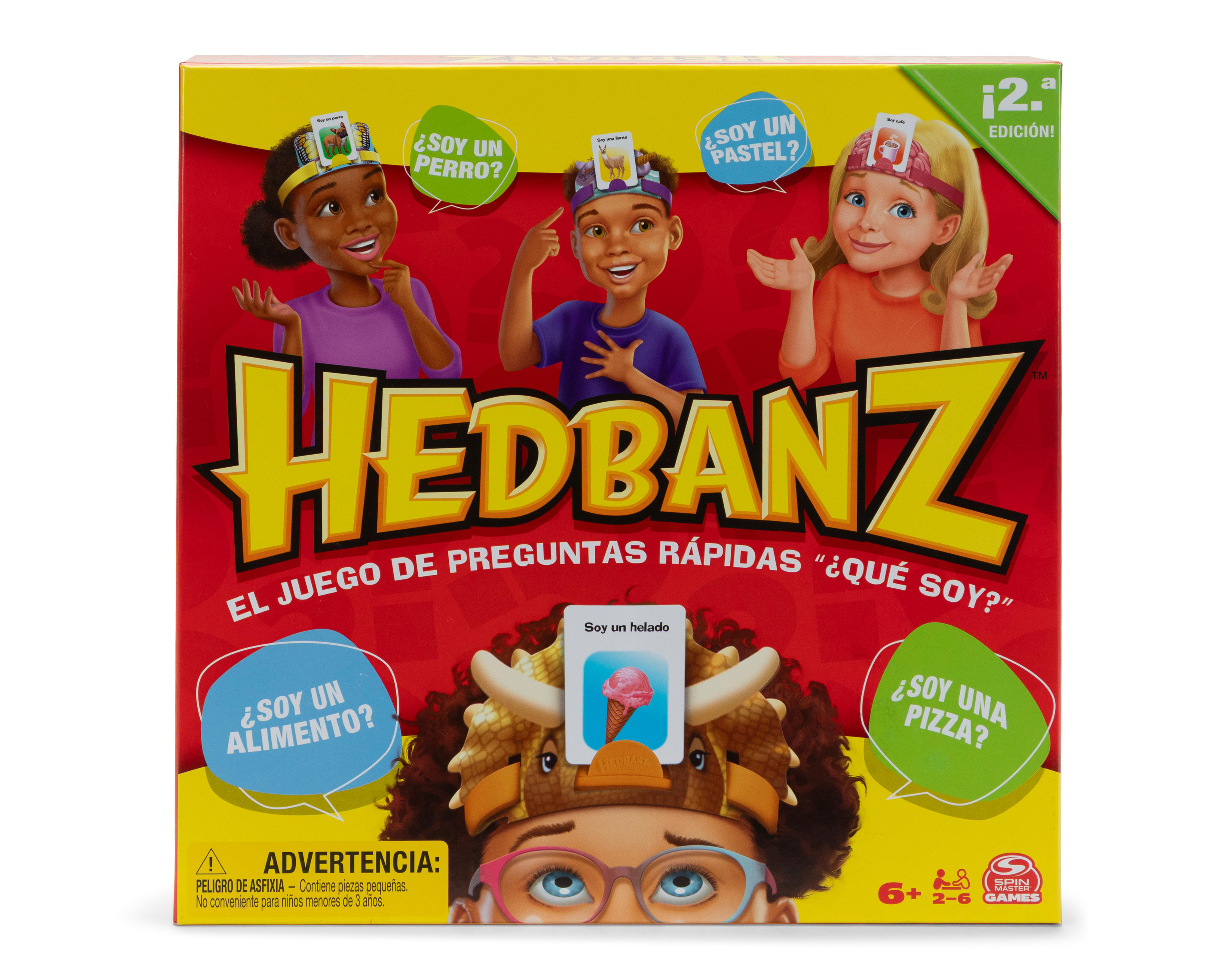Foto 2 pulgar | Juego de Mesa Hedbanz Spin Master