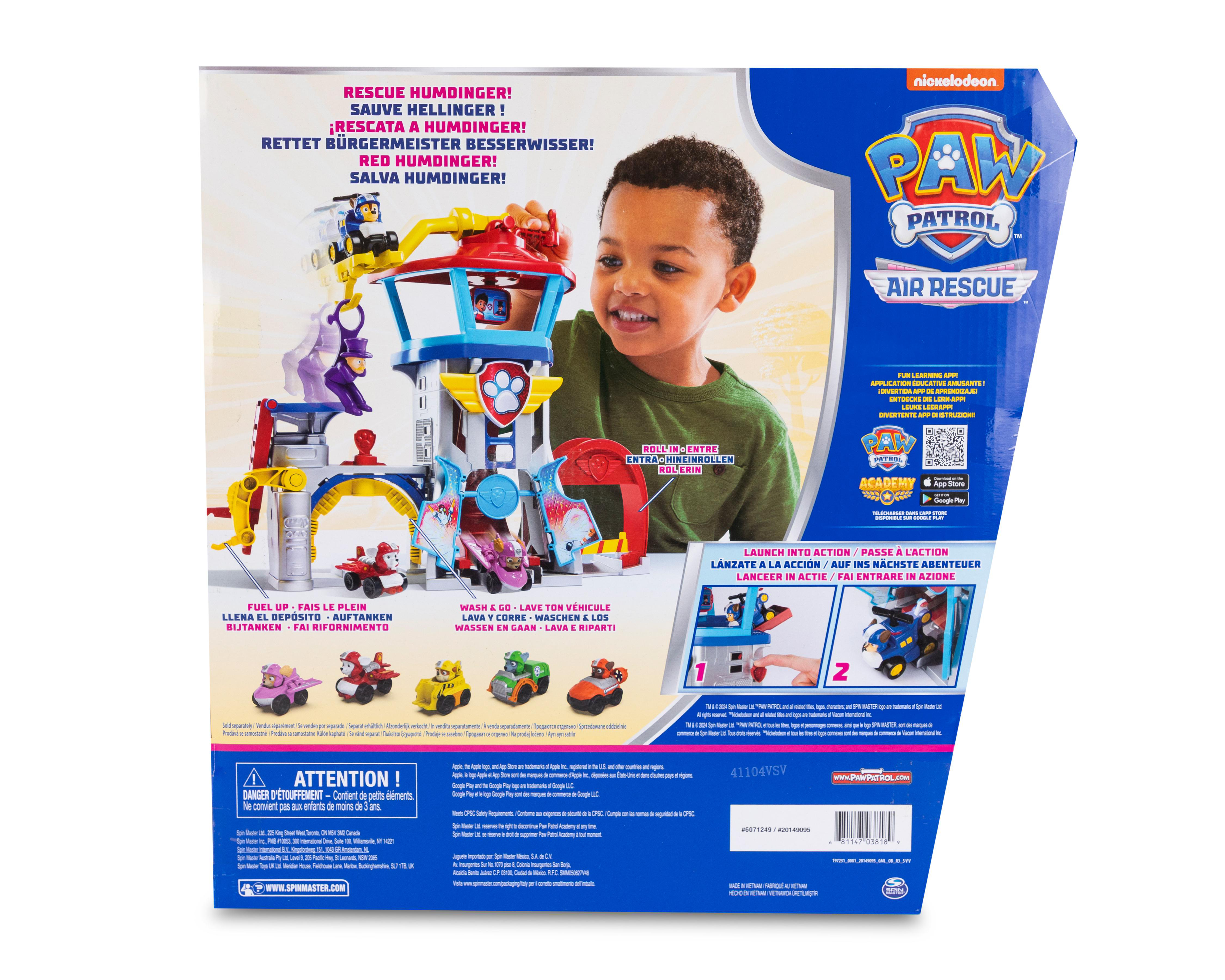 Foto 3 pulgar | Set de Juego Paw Patrol Air Rescue Pup Squad Adventure Bay Airport