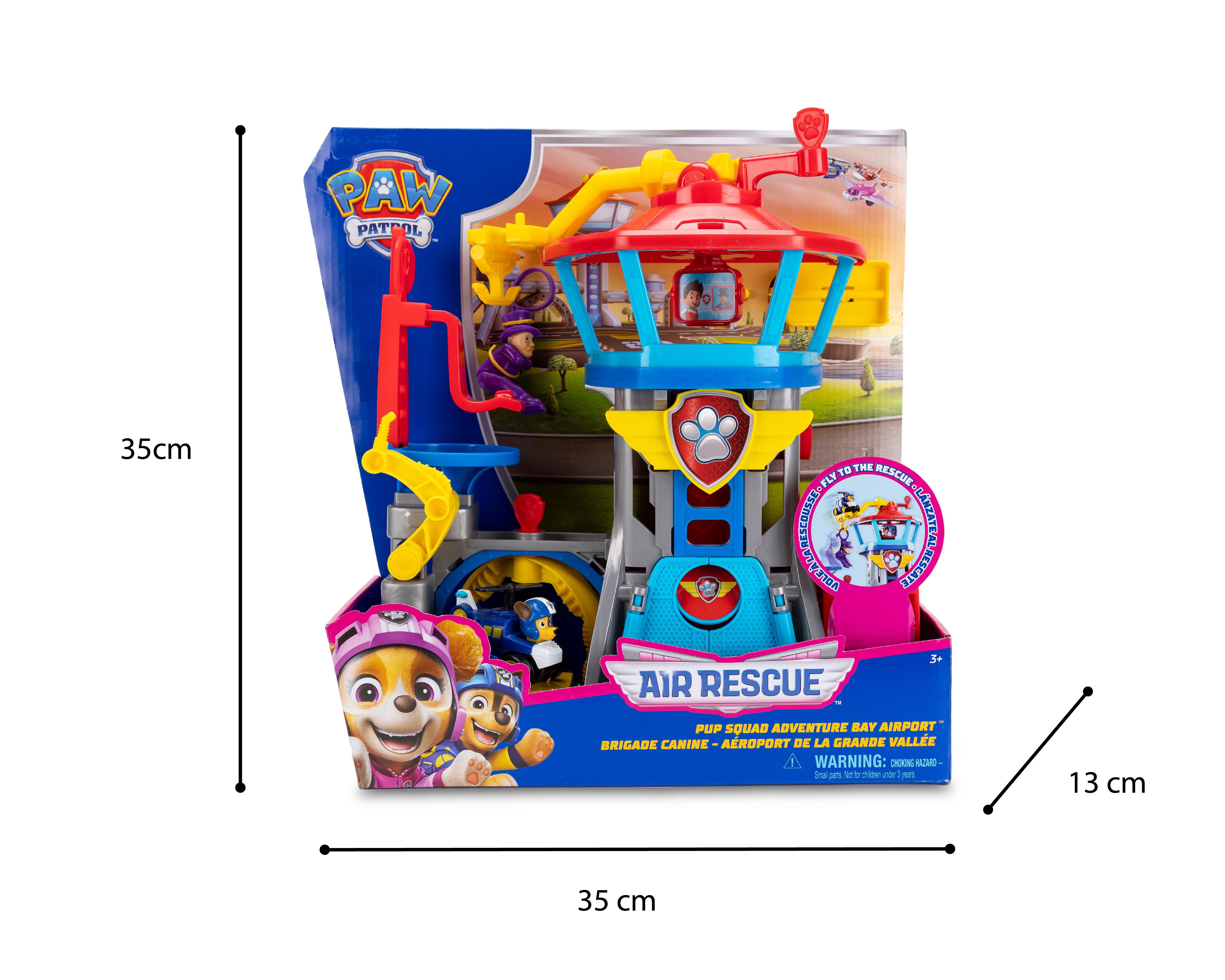 Foto 5 pulgar | Set de Juego Paw Patrol Air Rescue Pup Squad Adventure Bay Airport