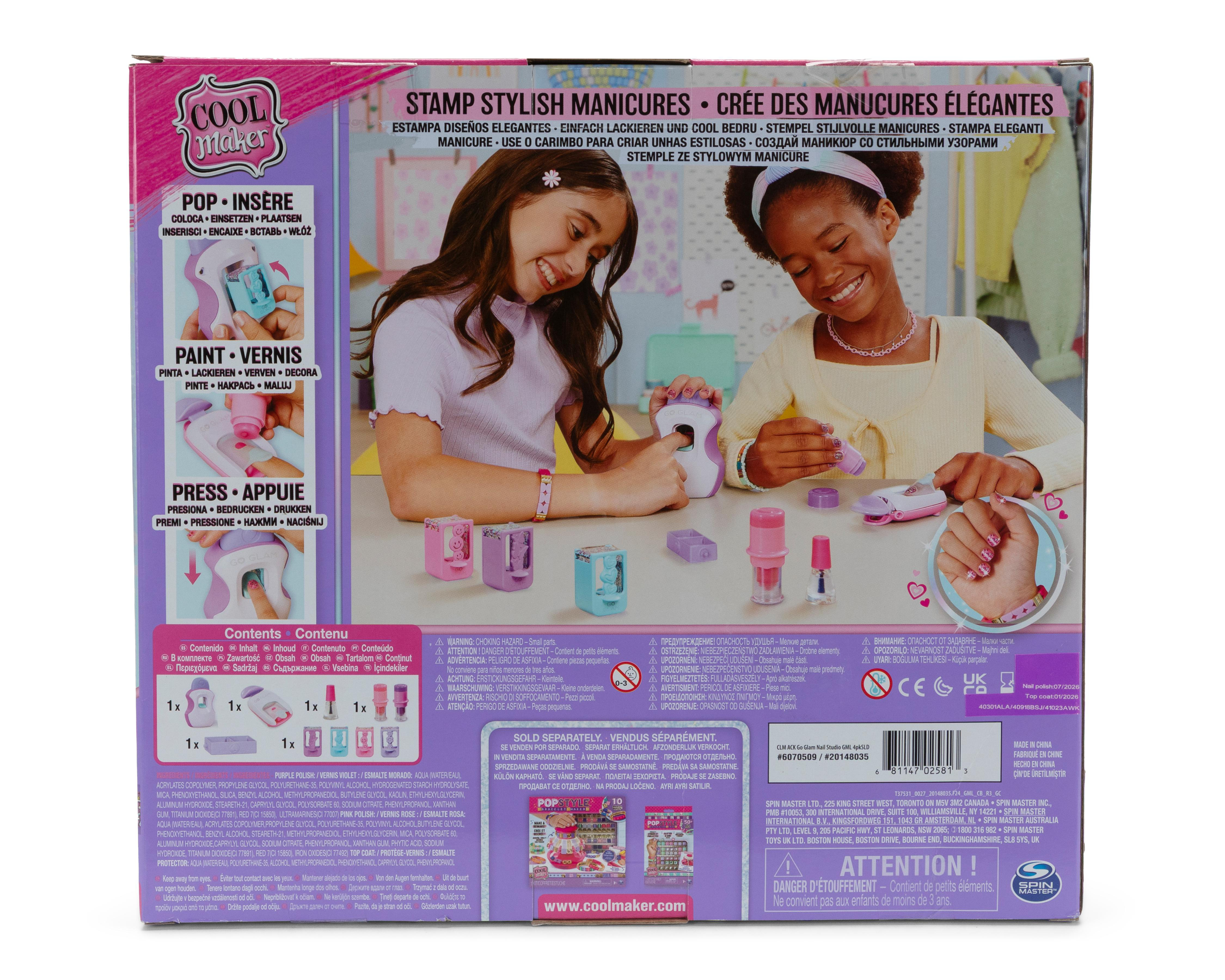 Foto 4 | Juego de Uñas y Manicure Spin Master Go Glam! Nail Studio