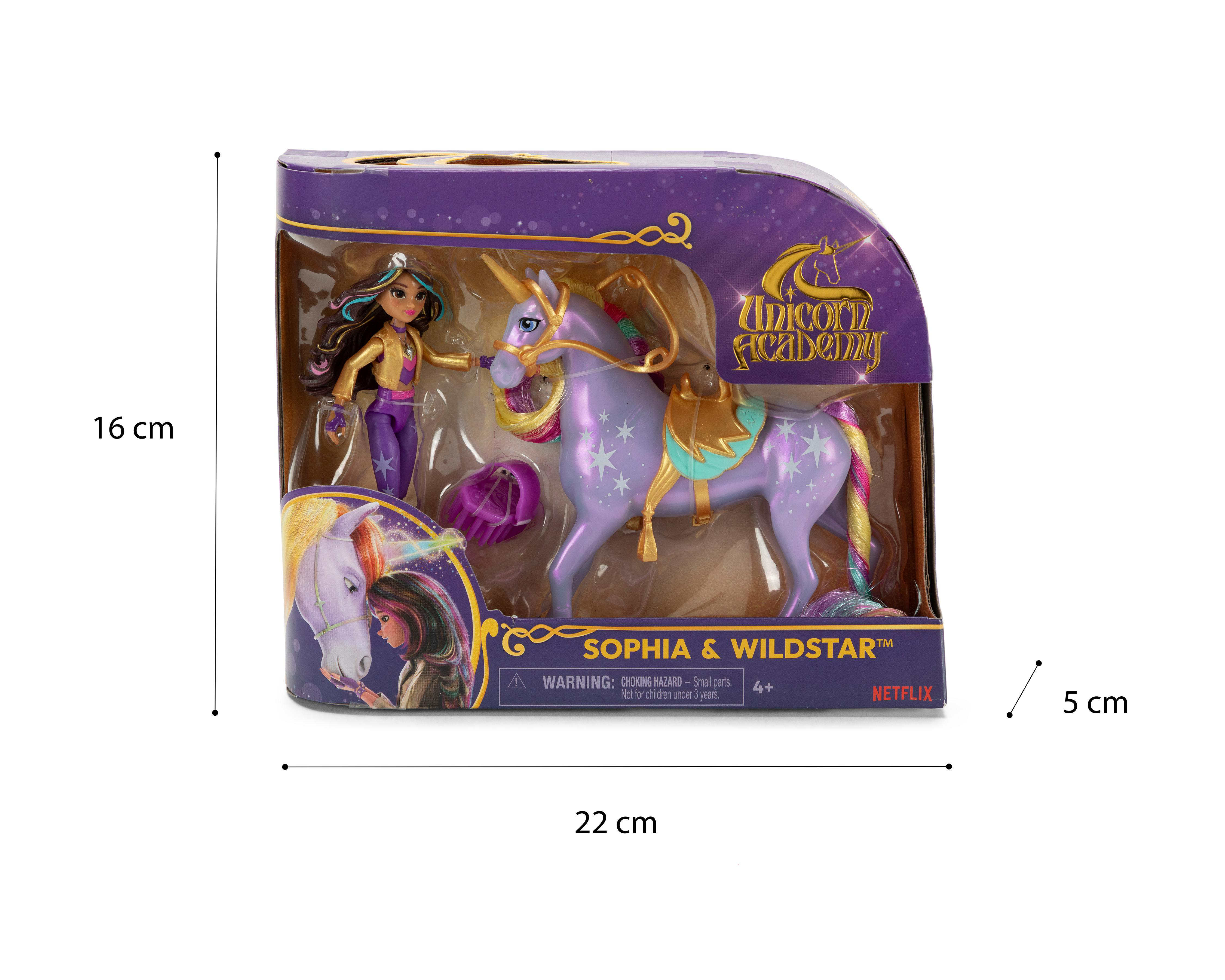 Foto 7 pulgar | Set de Figuras Sophia y Wildstar Unicorn Academy Spin Master