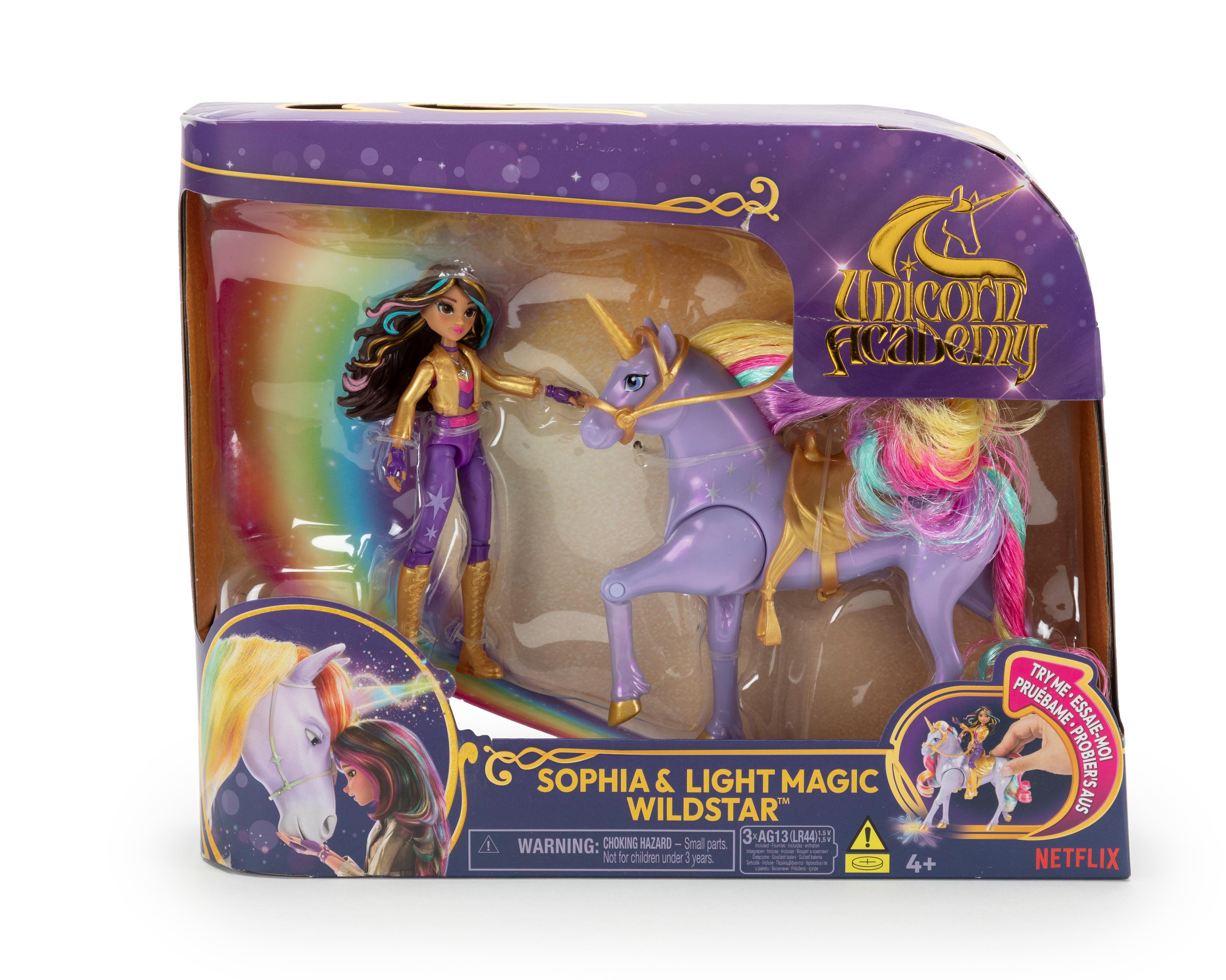 Foto 5 pulgar | Set de Figuras Sophia & Light Magic Wildstar Unicorn Academy Spin Master