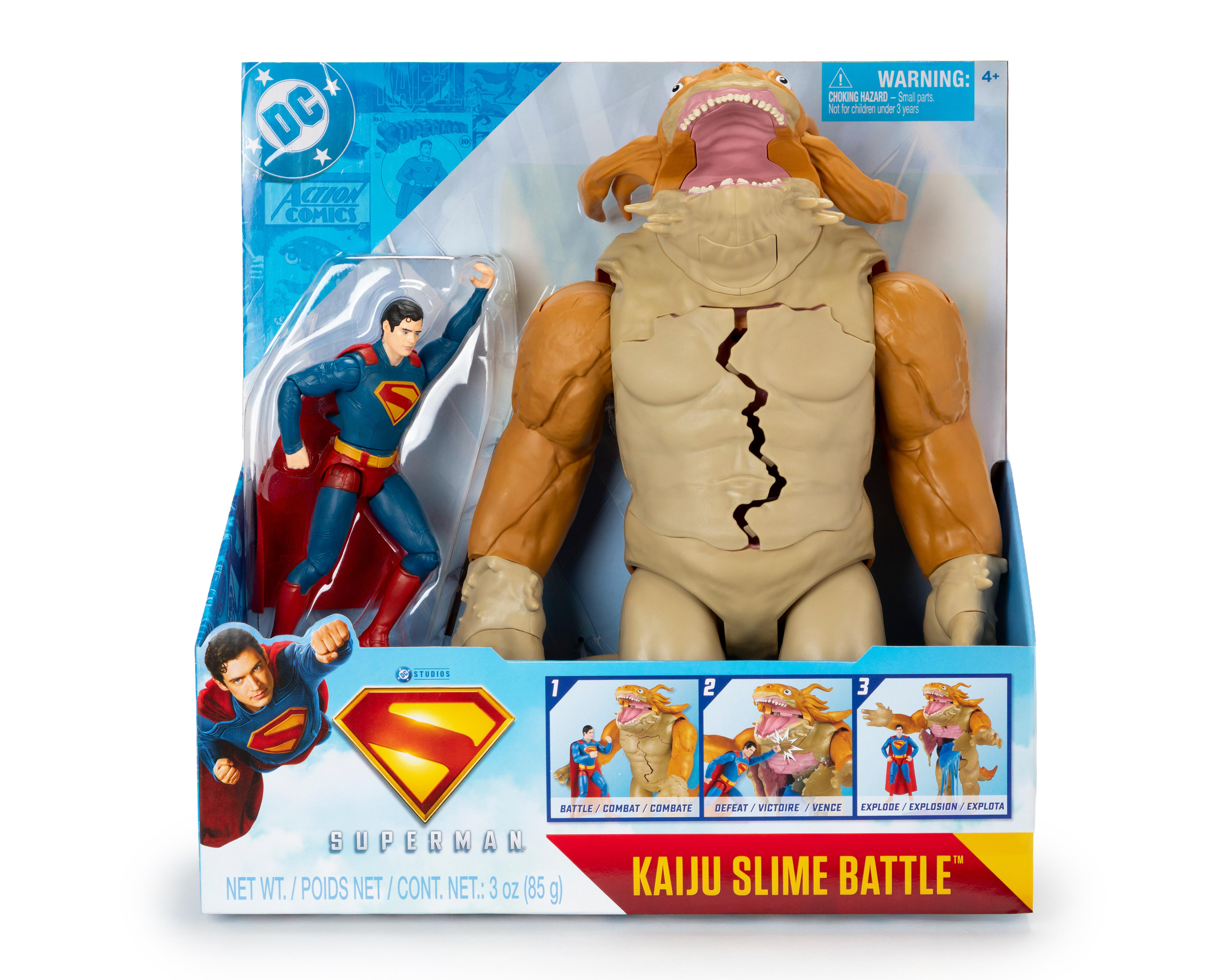 Foto 5 pulgar | Superman Figura de Acción Spin Master Kaiju Slime Battle