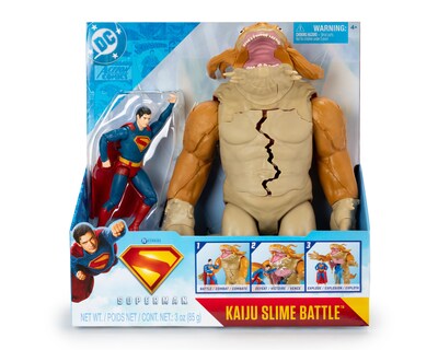 Foto 4 | Superman Figura de Acción Spin Master Kaiju Slime Battle