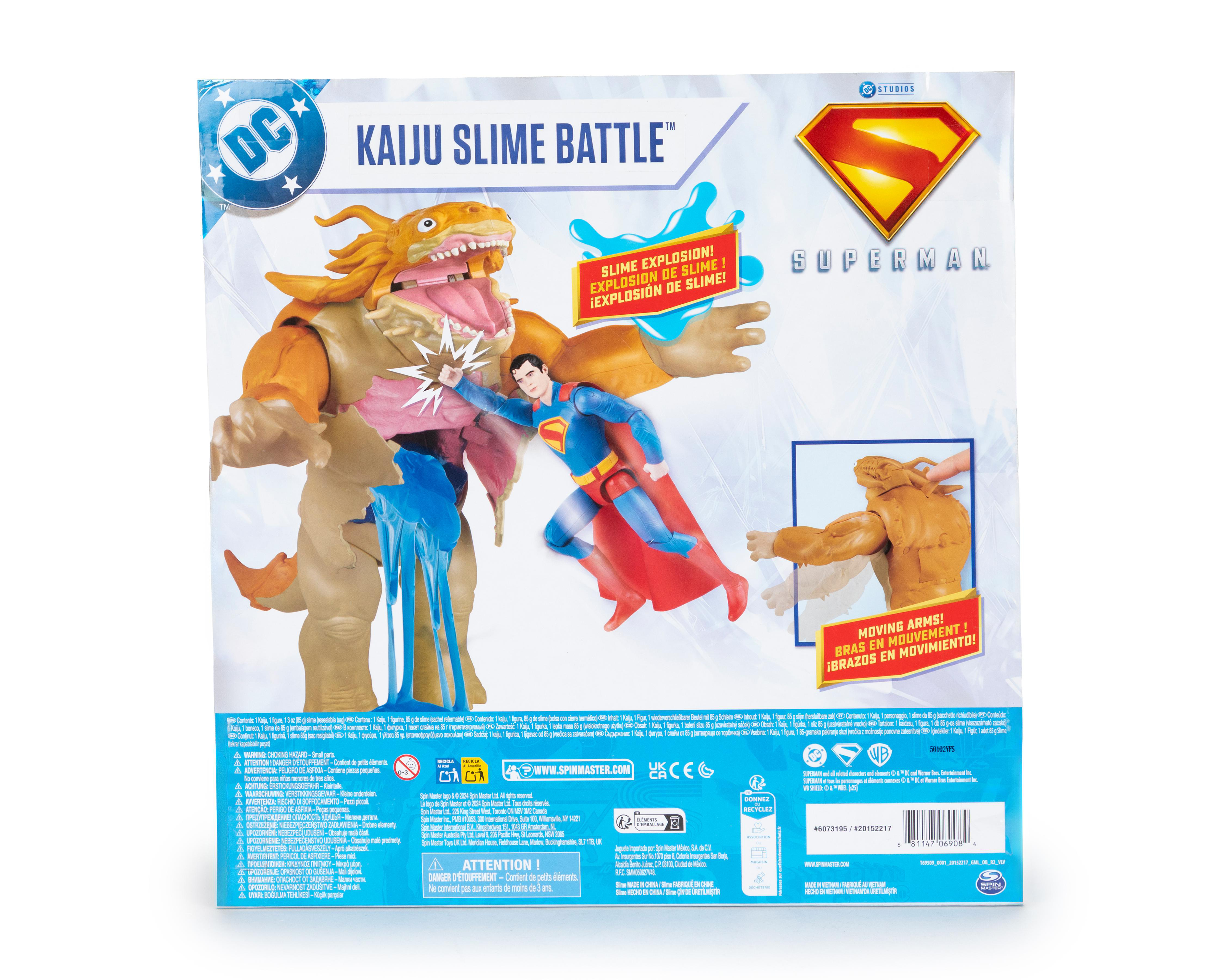 Foto 5 | Superman Figura de Acción Spin Master Kaiju Slime Battle