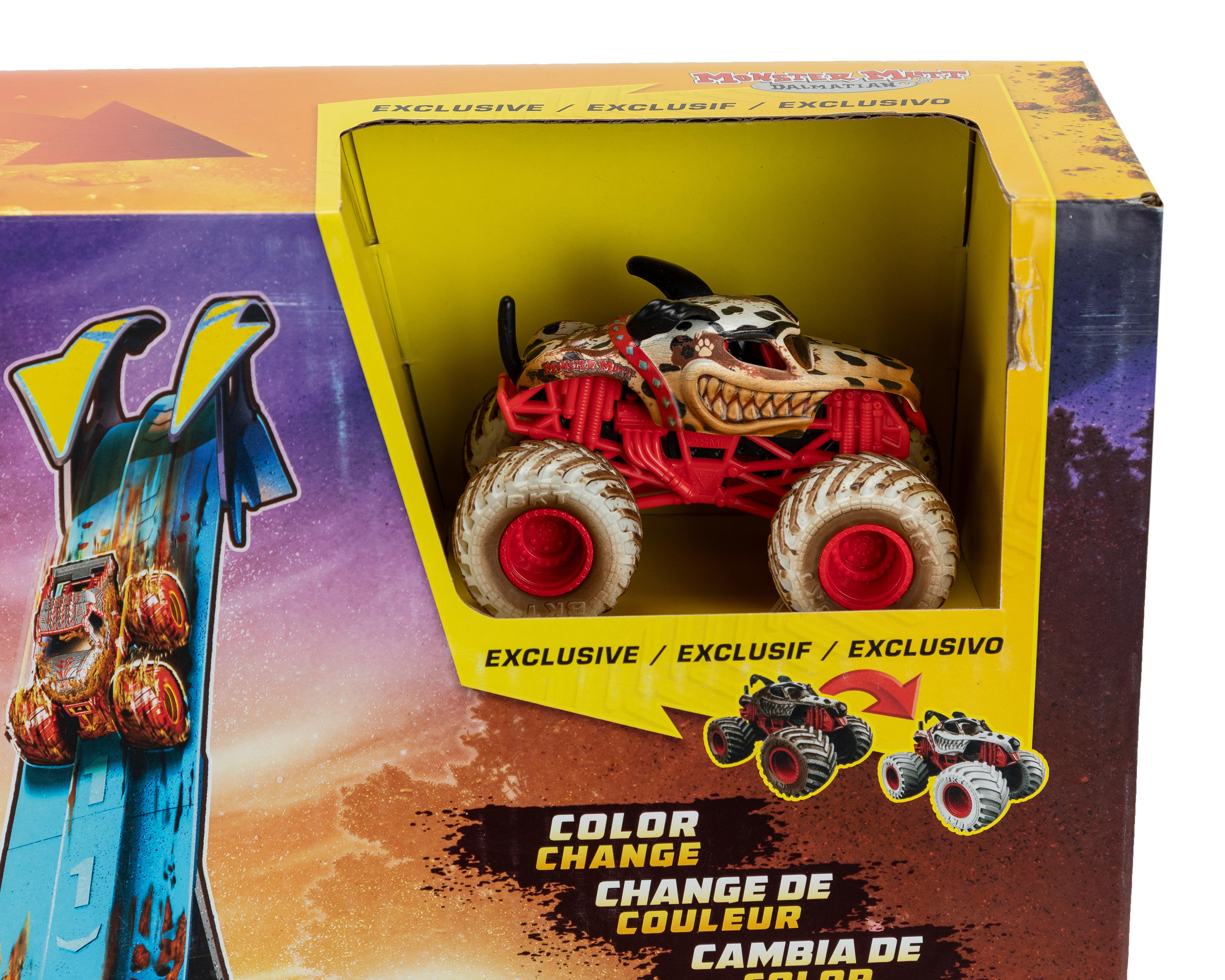 Foto 4 pulgar | Pista Monster Jam Mud Blaster Dunk Tank con Camión Monstruo