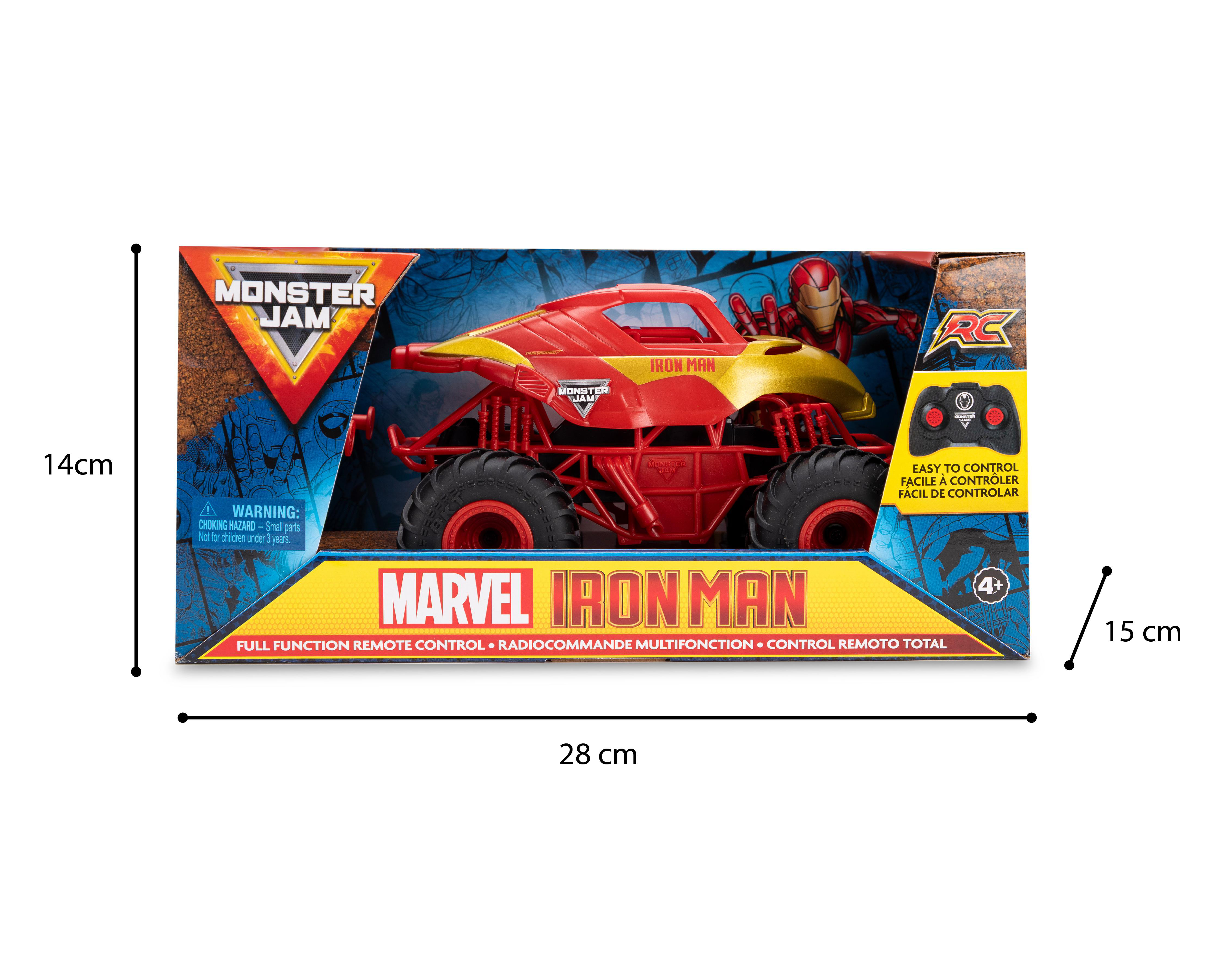 Foto 9 pulgar | Carro de Control Remoto Monster Jam Iron Man