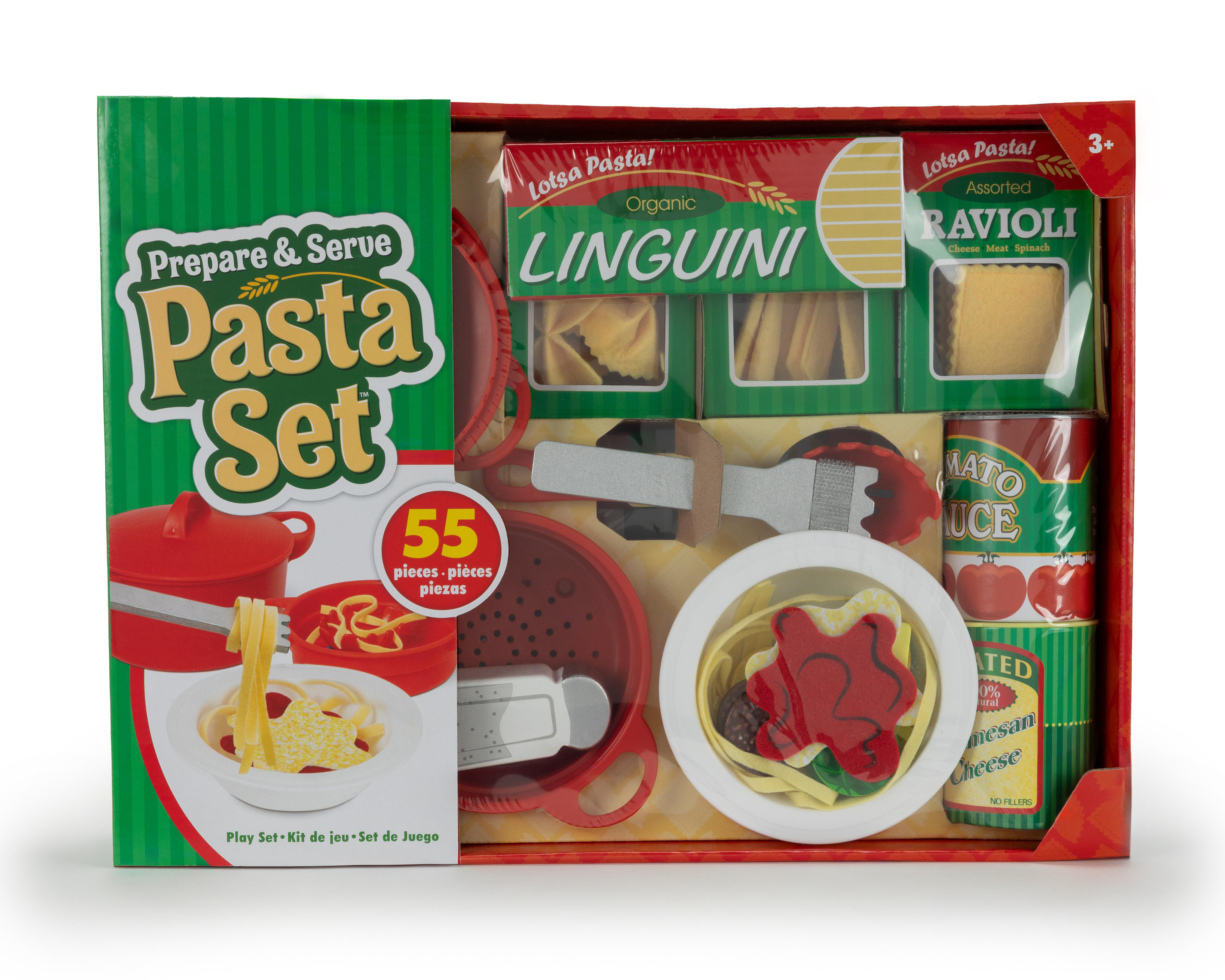 Foto 1 | Comida de Juguete Melissa & Doug Prepare and Serve Pasta Set 55 Piezas