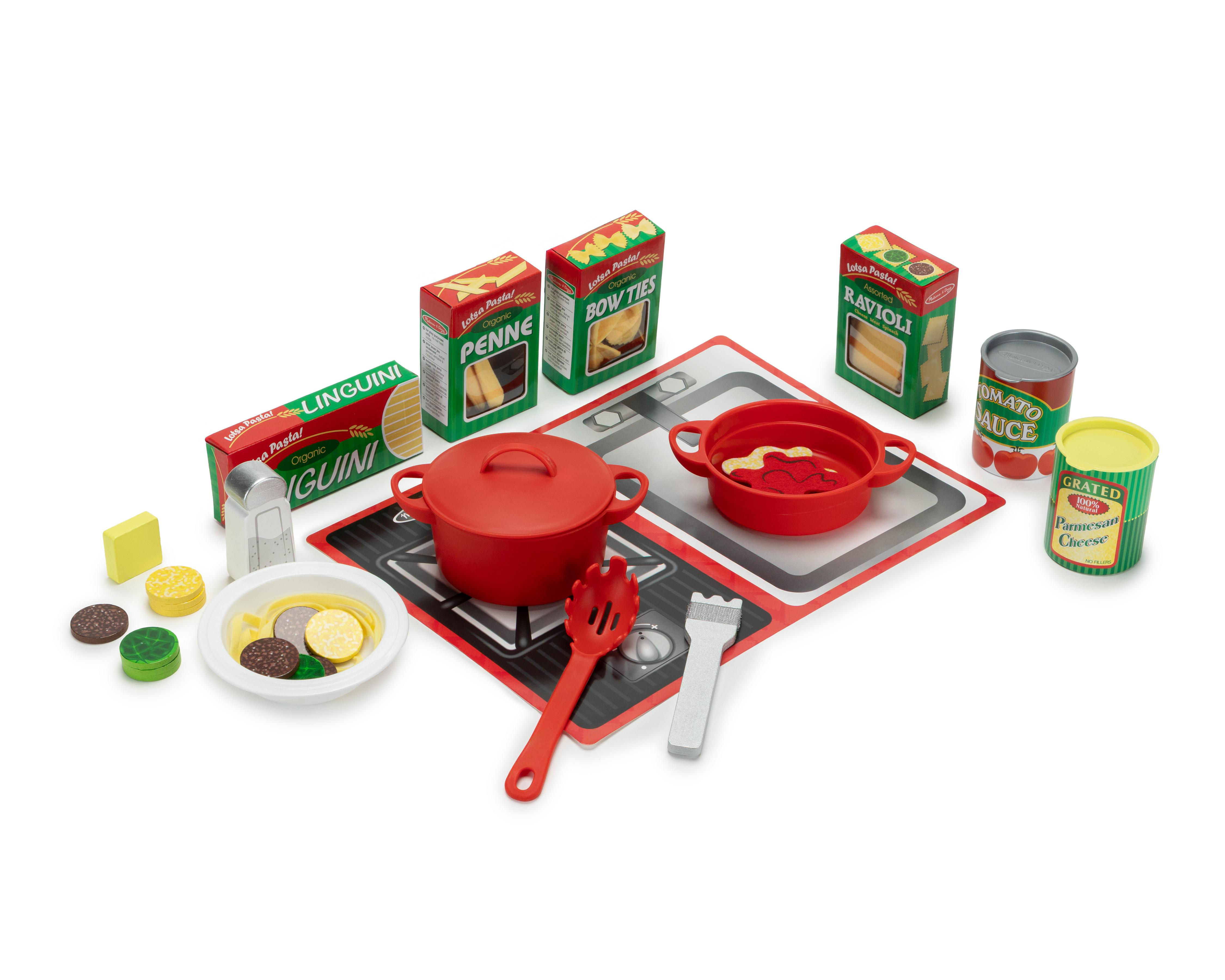 Foto 2 | Comida de Juguete Melissa & Doug Prepare and Serve Pasta Set 55 Piezas