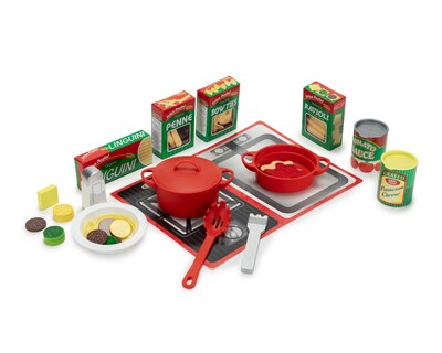 Foto 2 | Comida de Juguete Melissa & Doug Prepare and Serve Pasta Set 55 Piezas