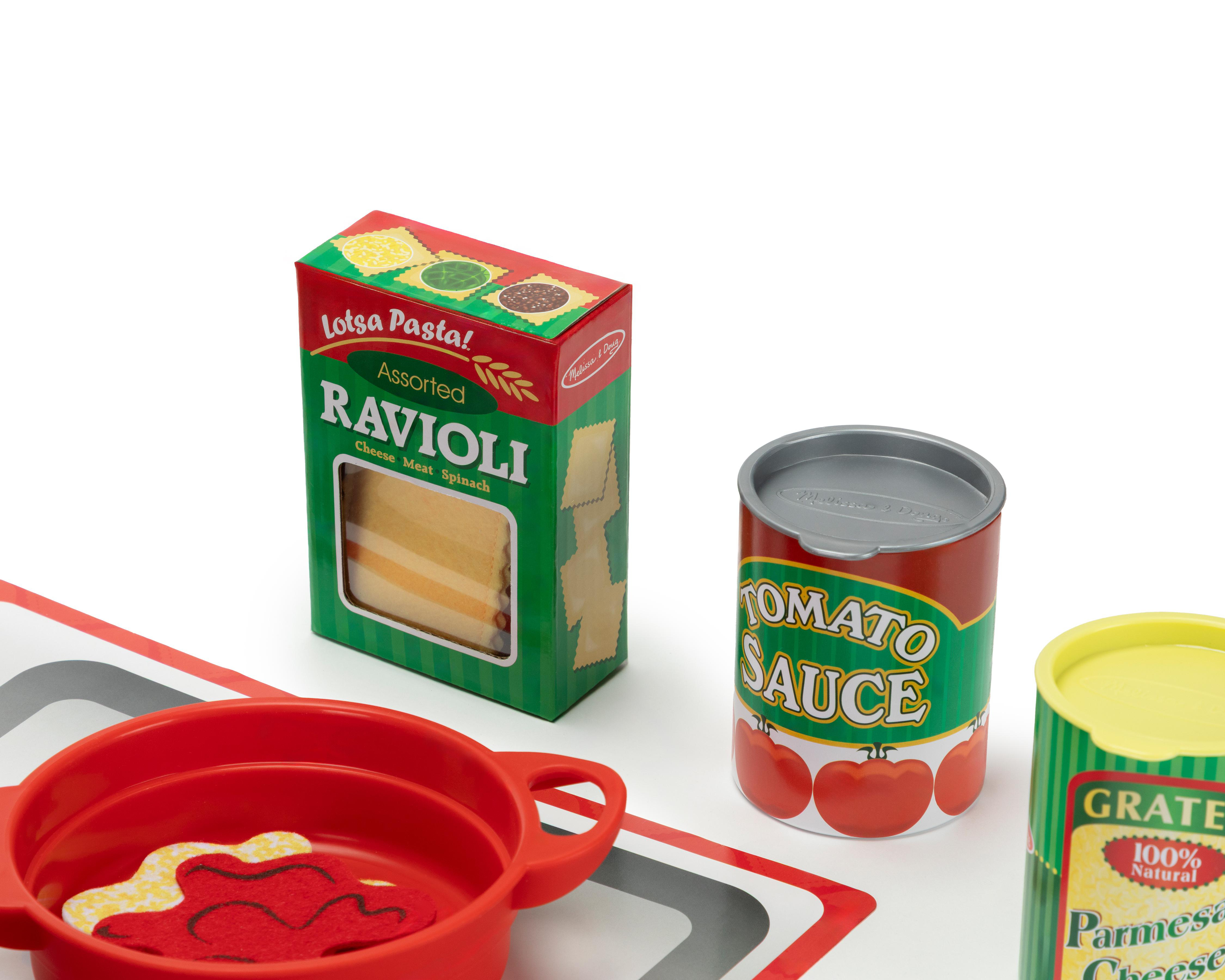Foto 5 | Comida de Juguete Melissa & Doug Prepare and Serve Pasta Set 55 Piezas