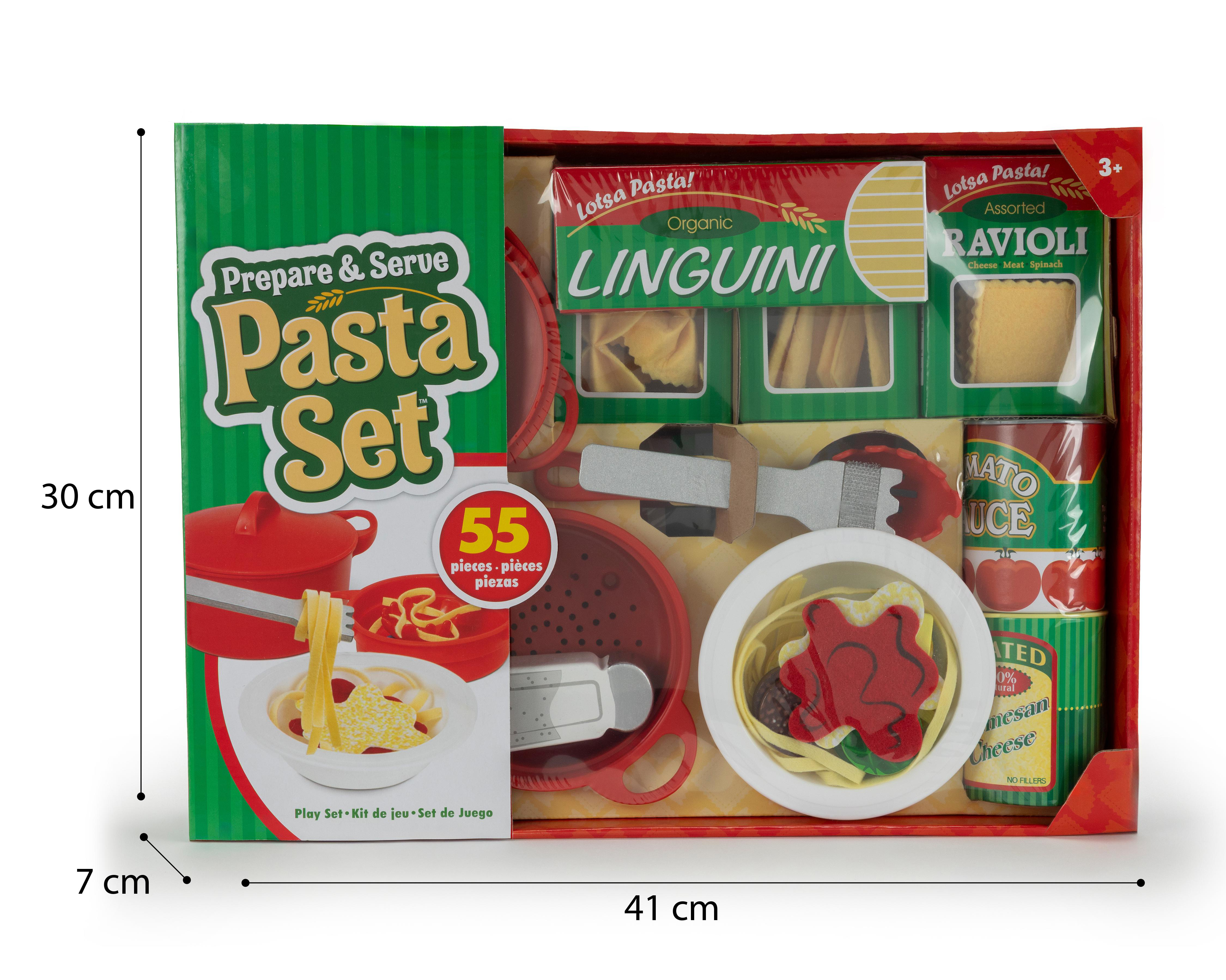 Foto 6 | Comida de Juguete Melissa & Doug Prepare and Serve Pasta Set 55 Piezas