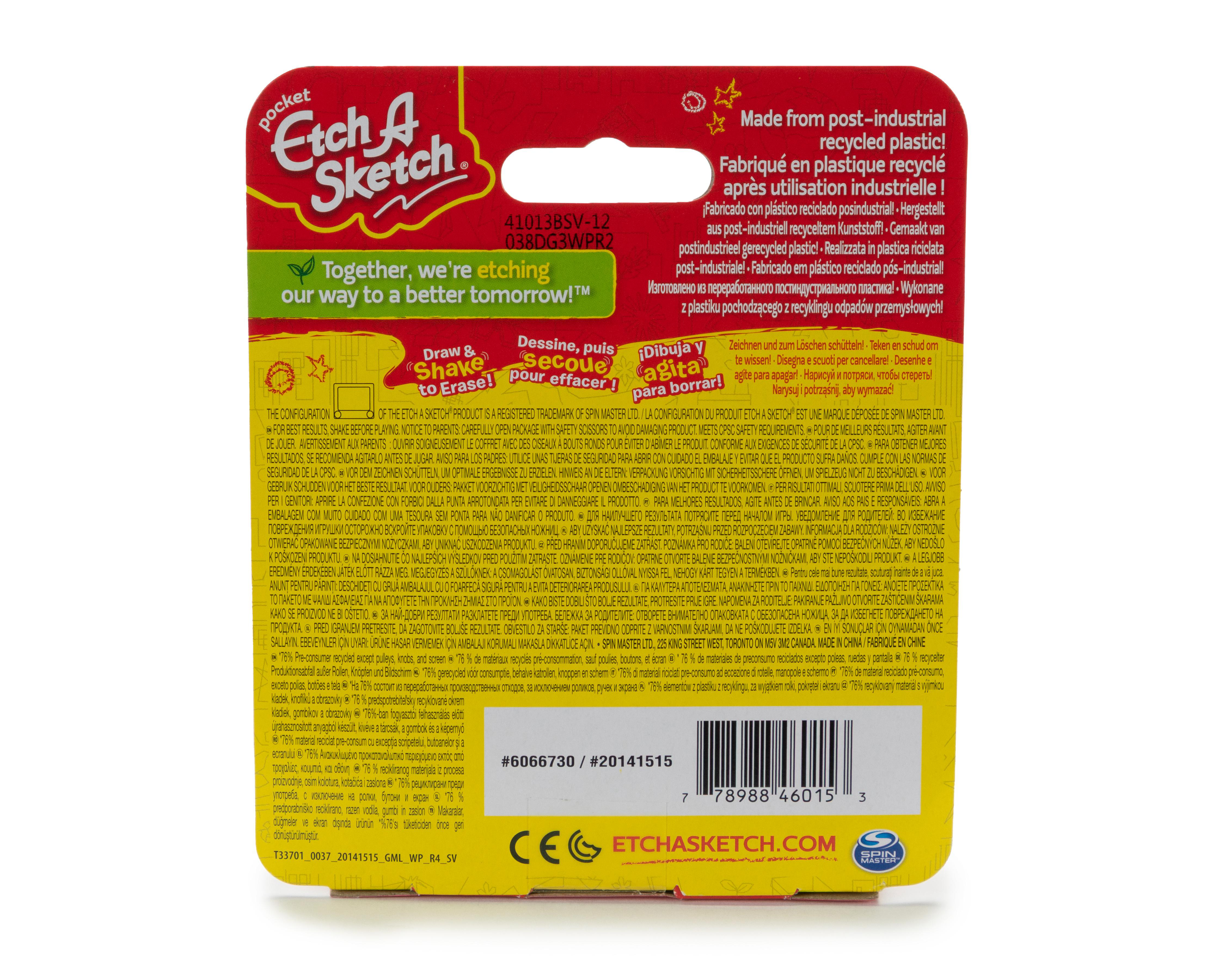 Foto 2 | Juguete para Dibujar Etch A Sketch Pocket Spin Master