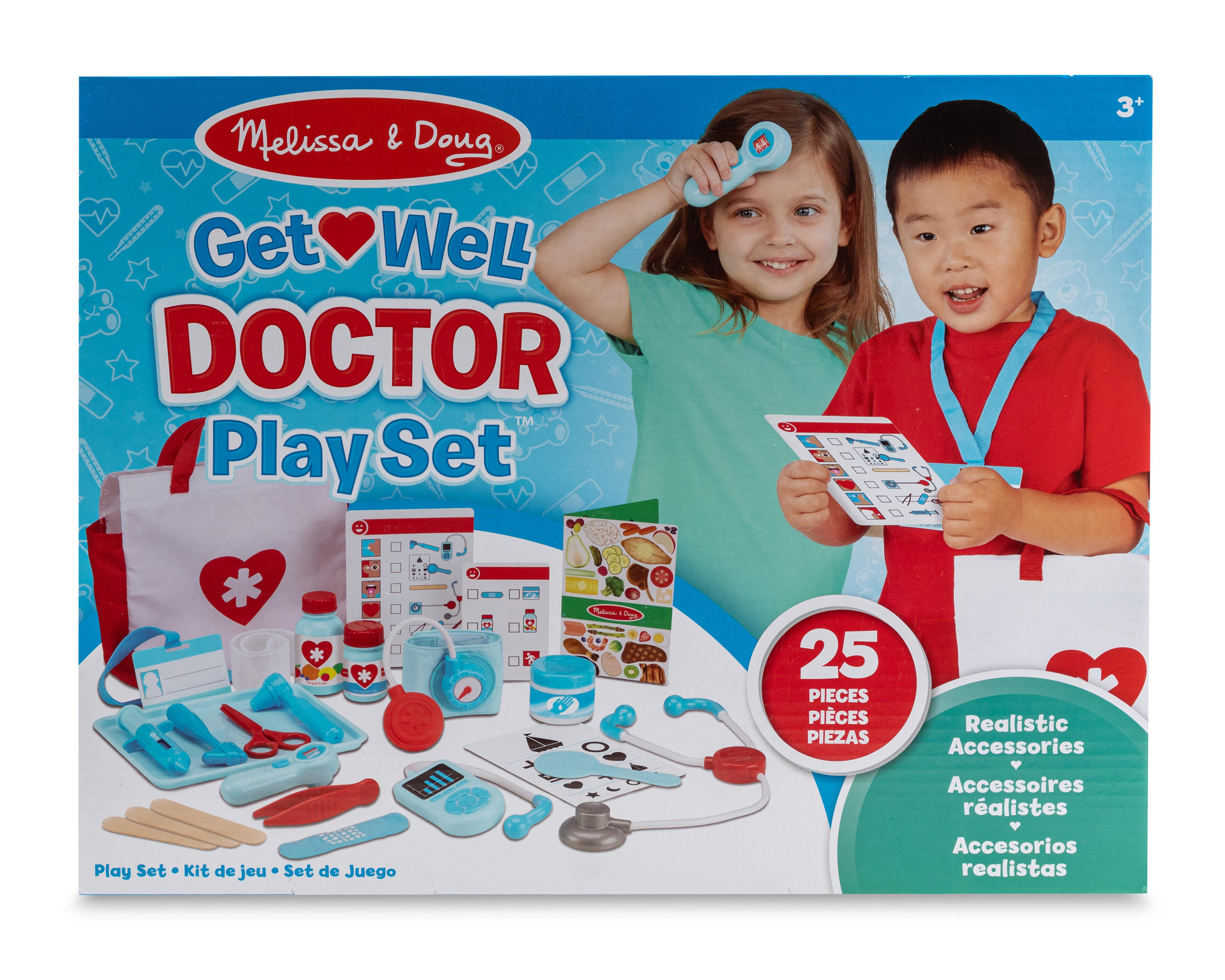 Foto 4 | Set de Juego Get Well Doctor Melissa & Doug 25 Piezas