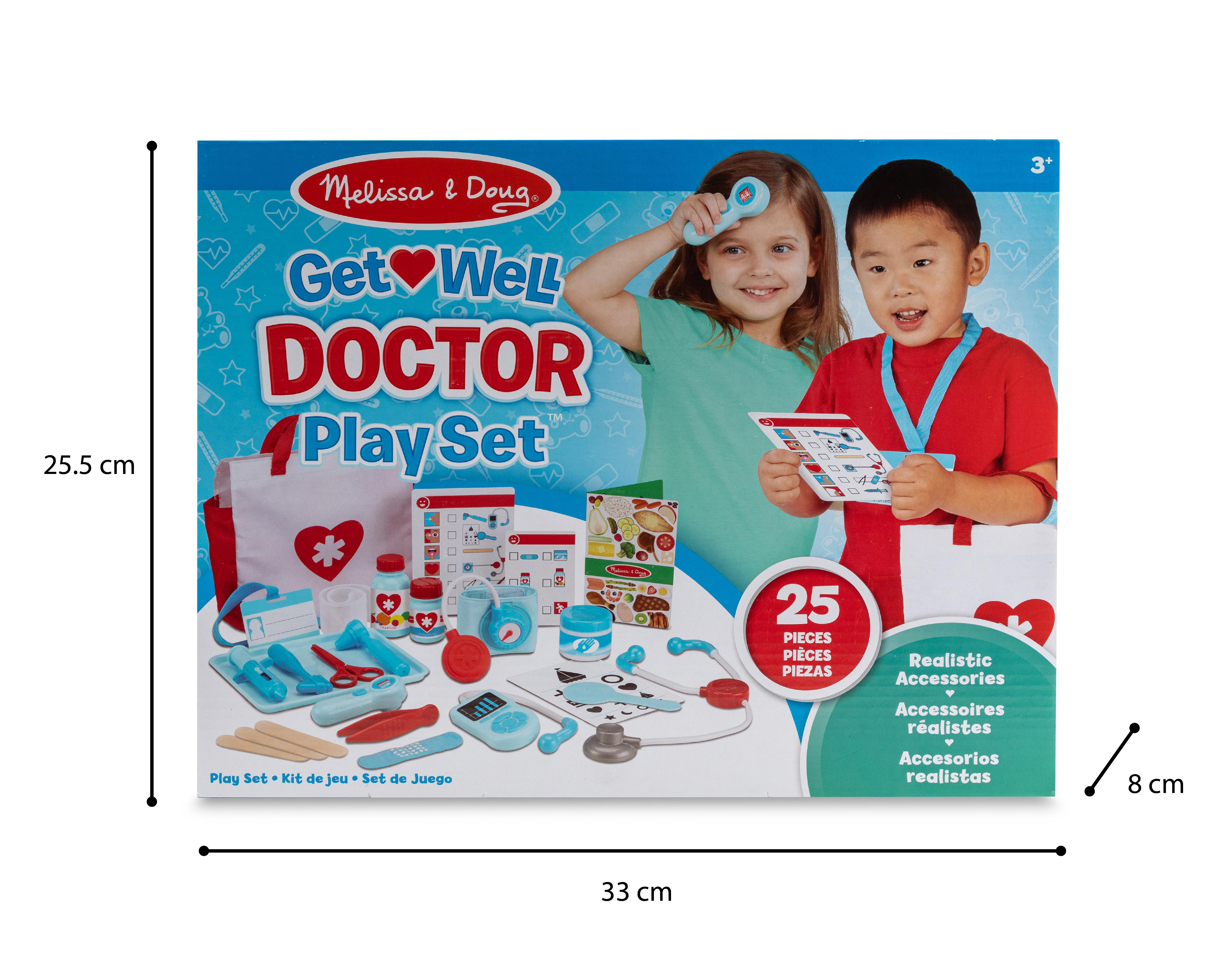 Foto 6 | Set de Juego Get Well Doctor Melissa & Doug 25 Piezas