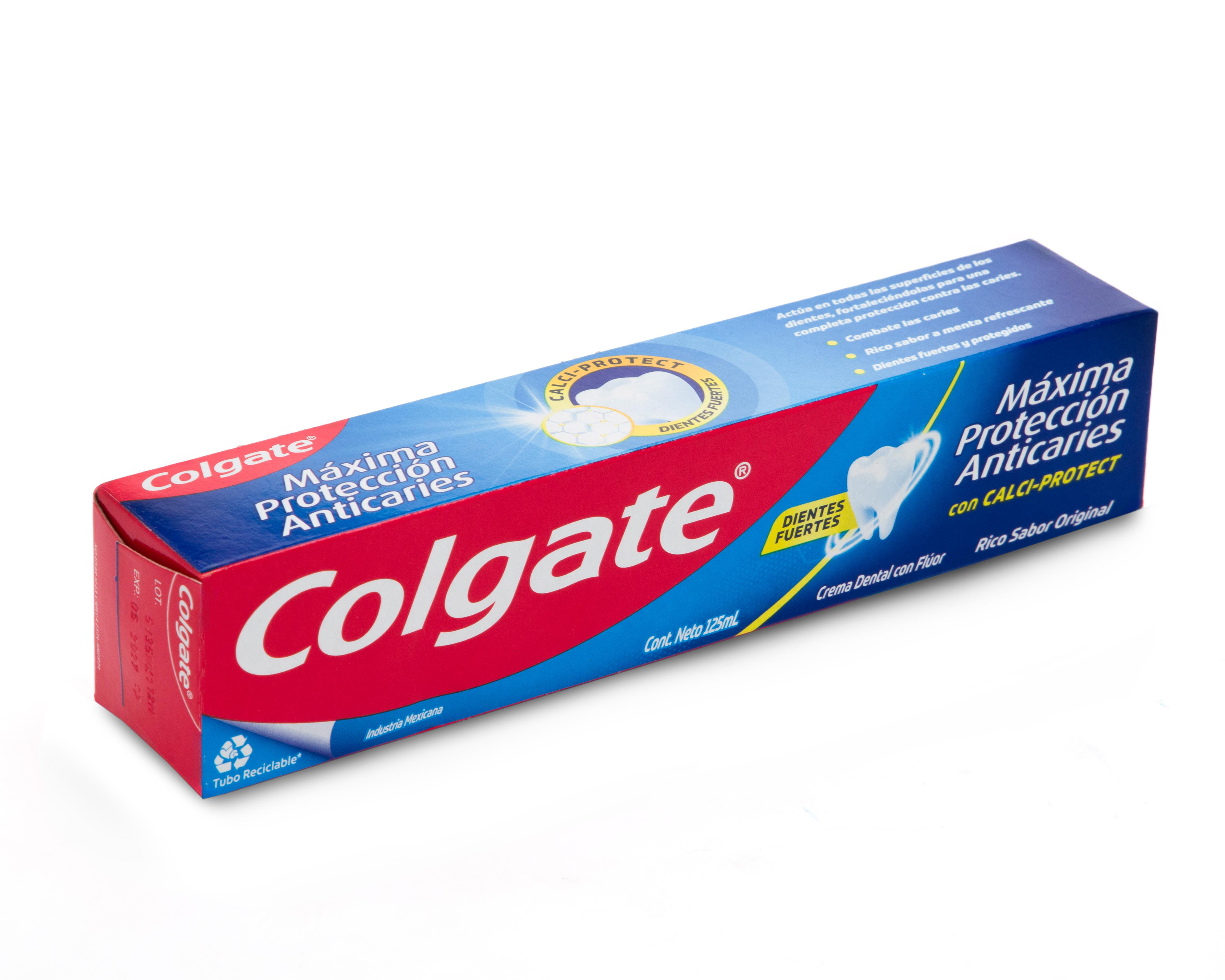 Foto 3 pulgar | Pasta de Dientes Colgate Máxima Protección Anticaries 125 ml