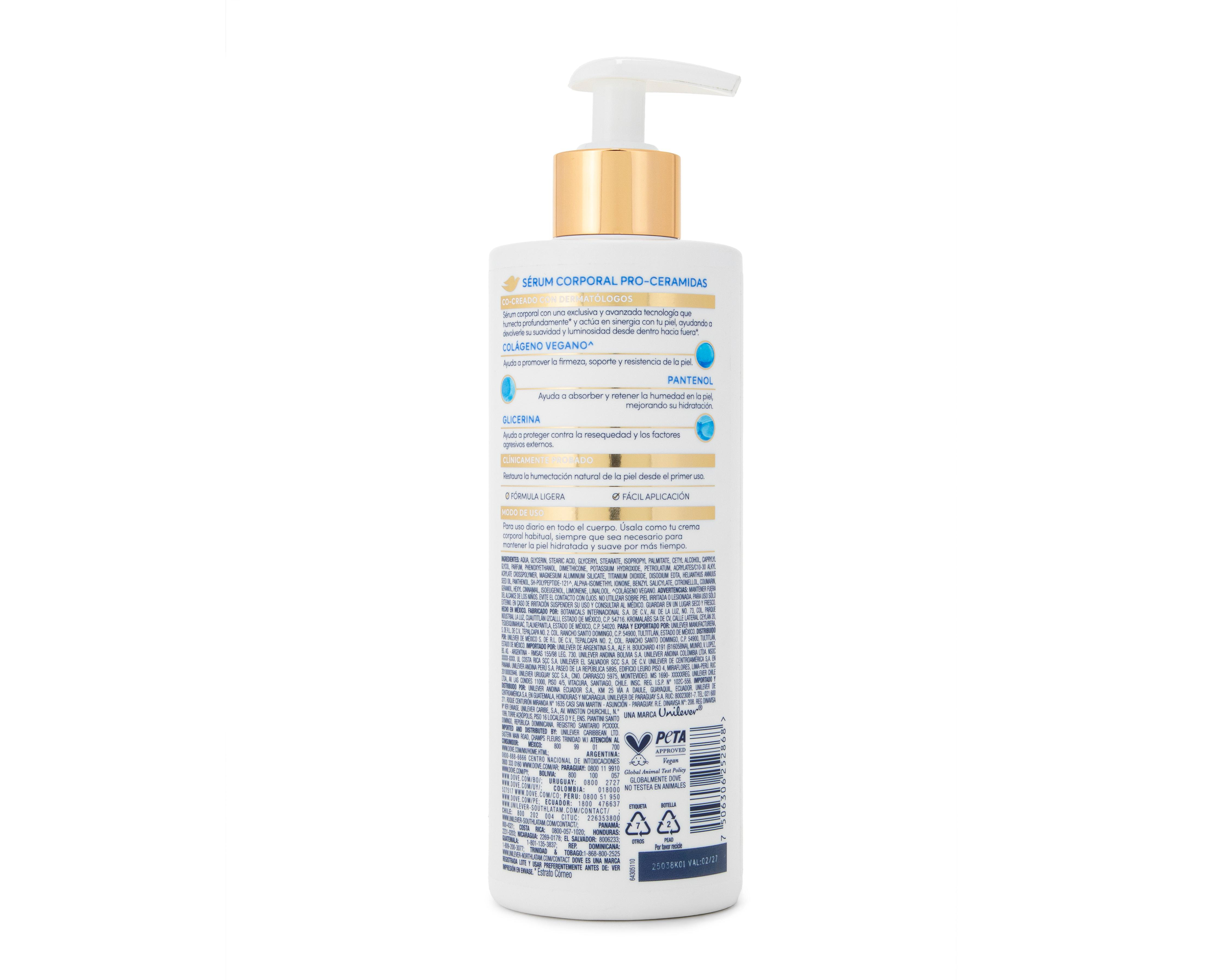Foto 3 pulgar | Sérum Corporal Dove Pro-Ceramidas Dermo Hidratante 400 ml