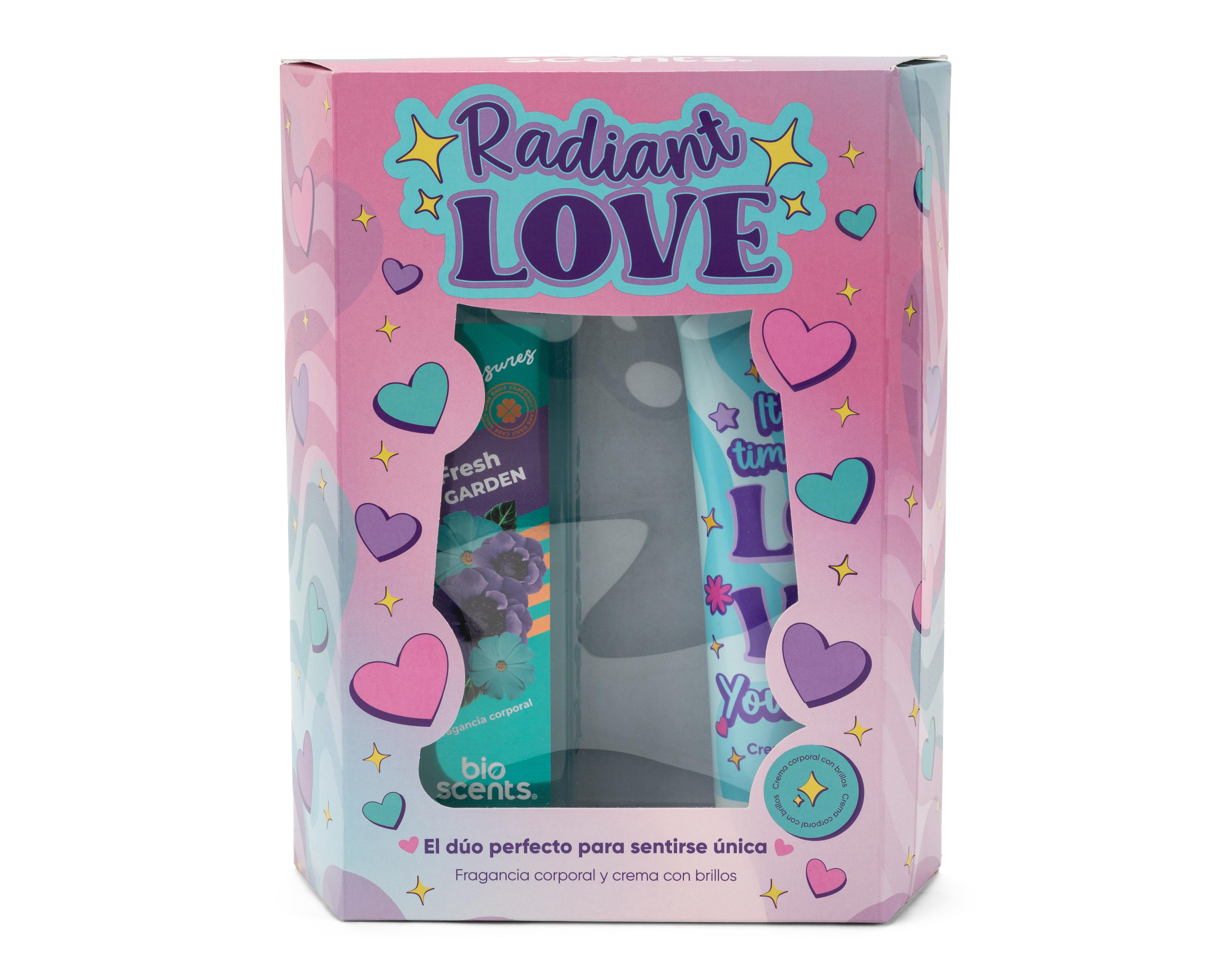 Body y Crema Corporal Bioscents Radian Love Fresh Garden 2 Piezas