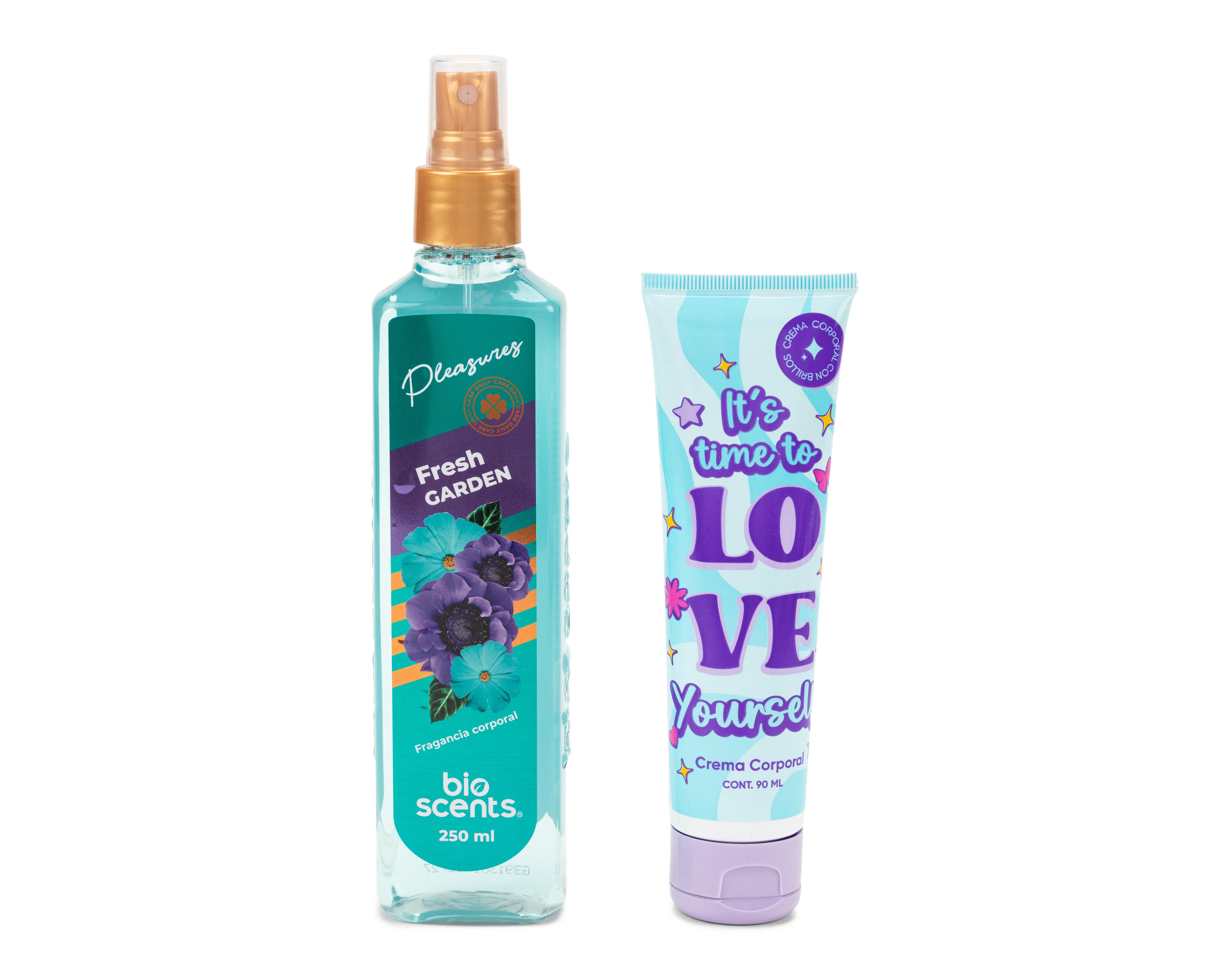 Foto 2 | Body y Crema Corporal Bioscents Radian Love Fresh Garden 2 Piezas